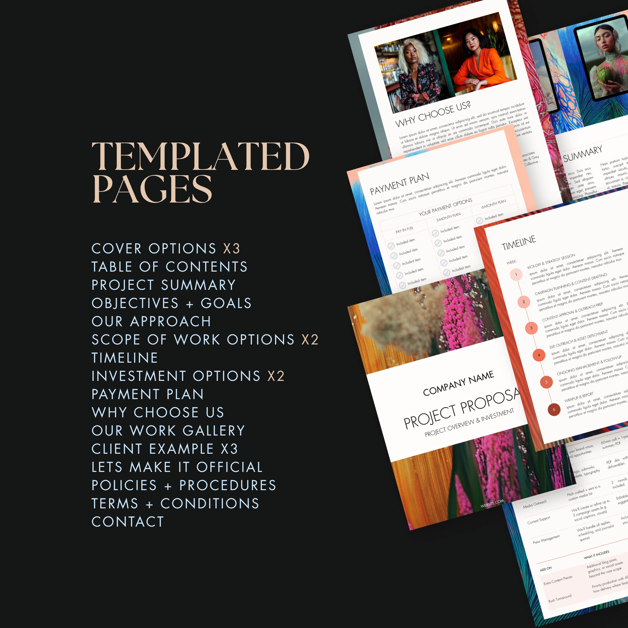 Project Proposal . Canva Template
