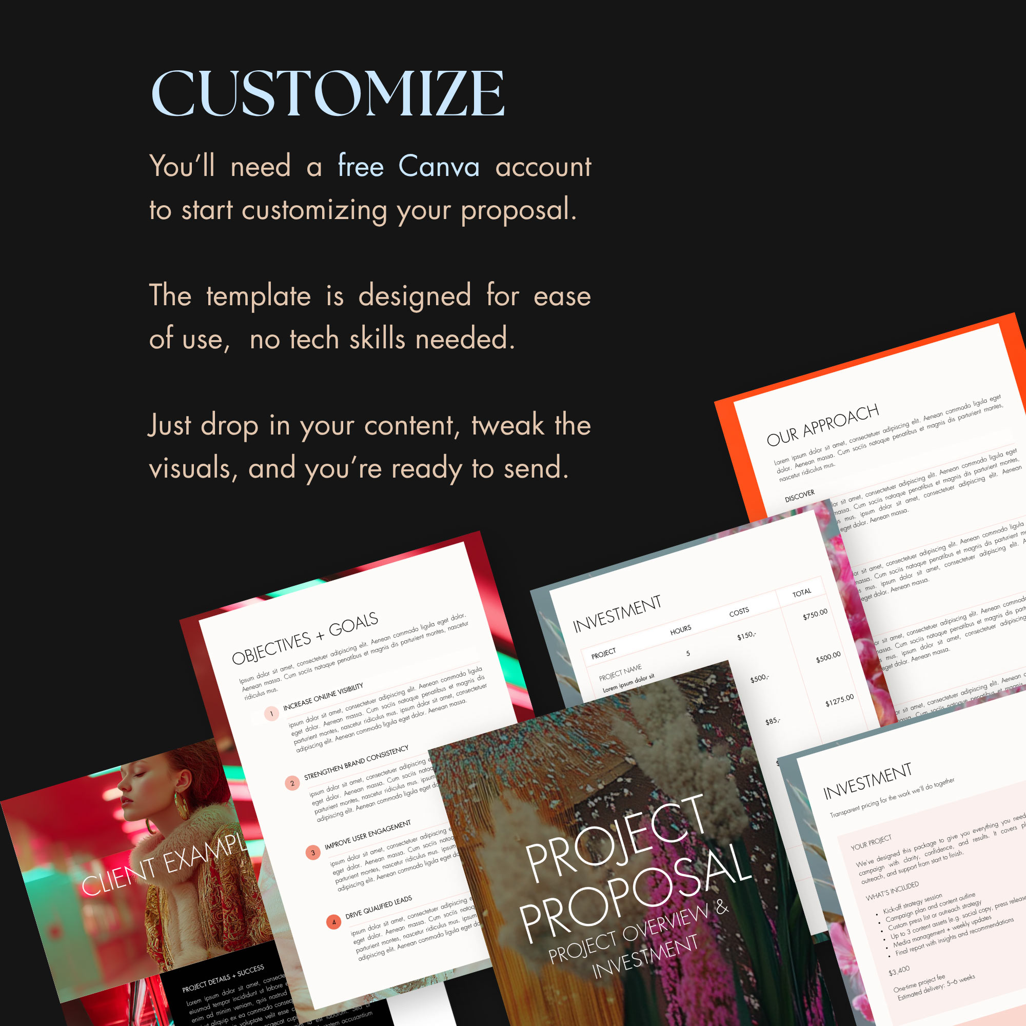 Project Proposal . Canva Template