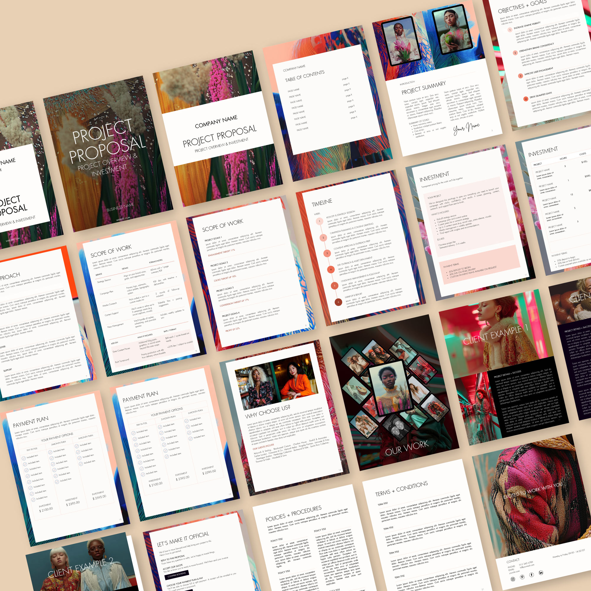 Project Proposal . Canva Template