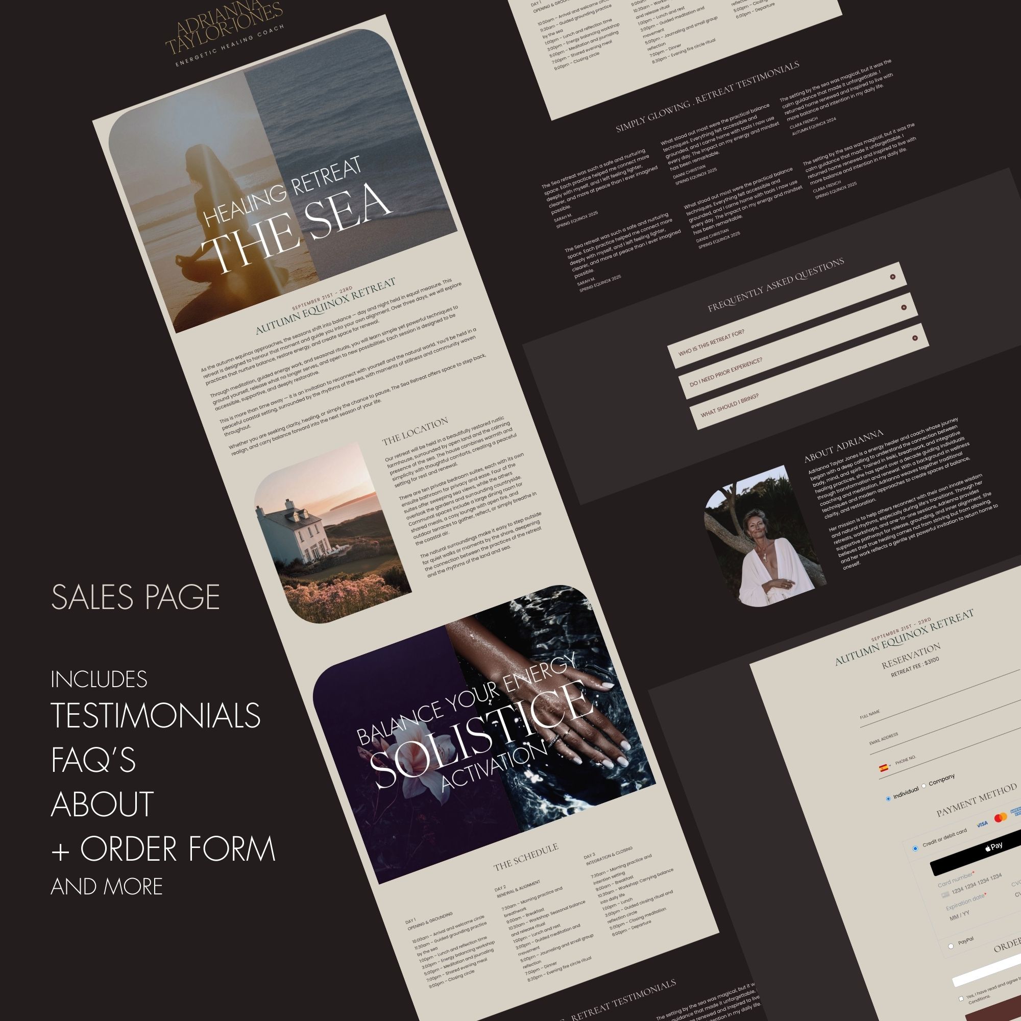 Link + Sales Order Page . Systeme.io 