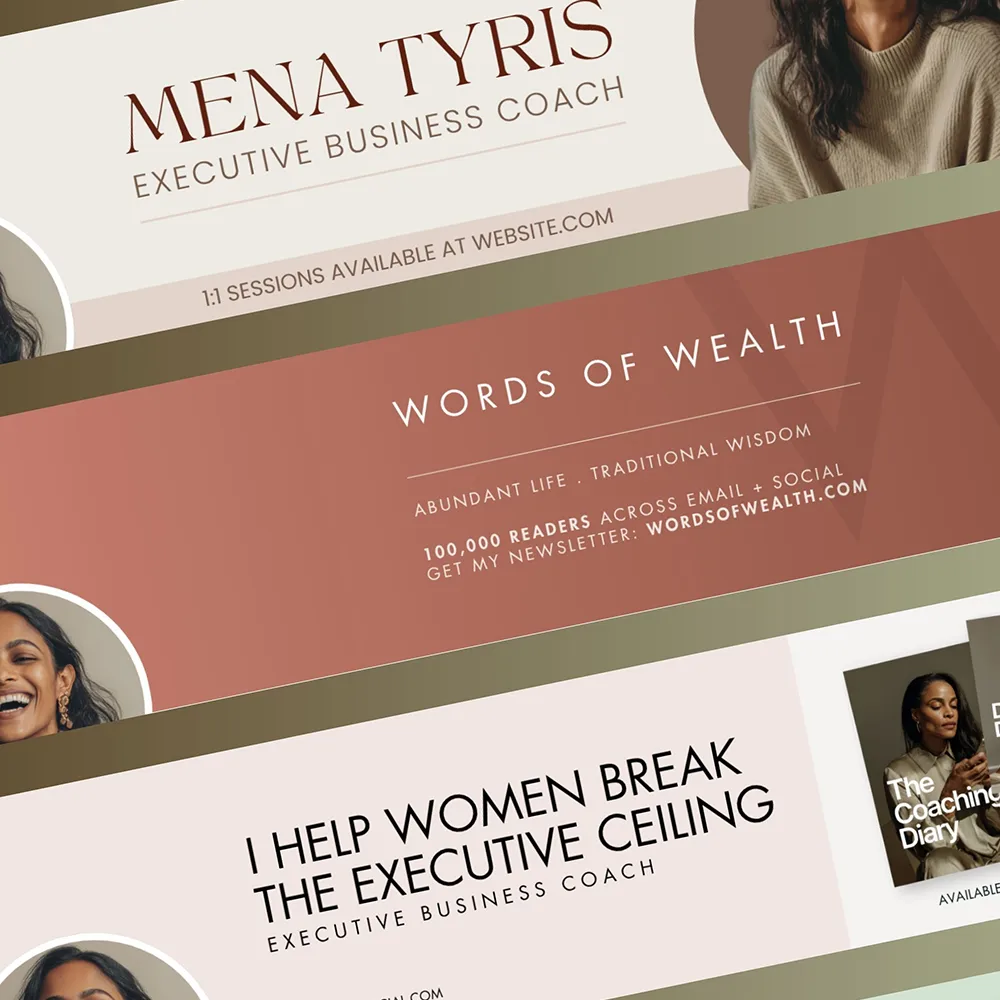 Linked Banner Set Canva Templateet