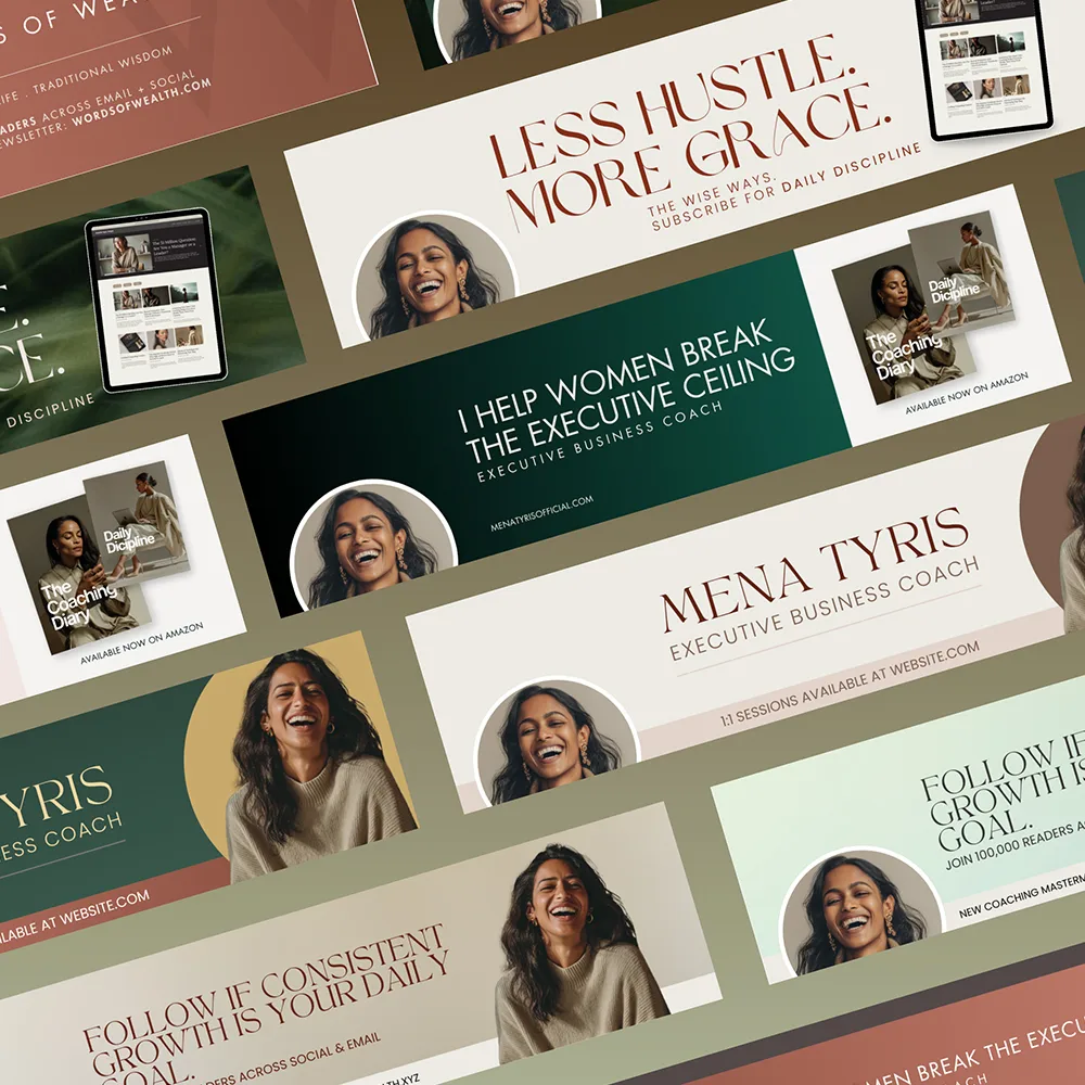 Linked Banner Set Canva Templateet