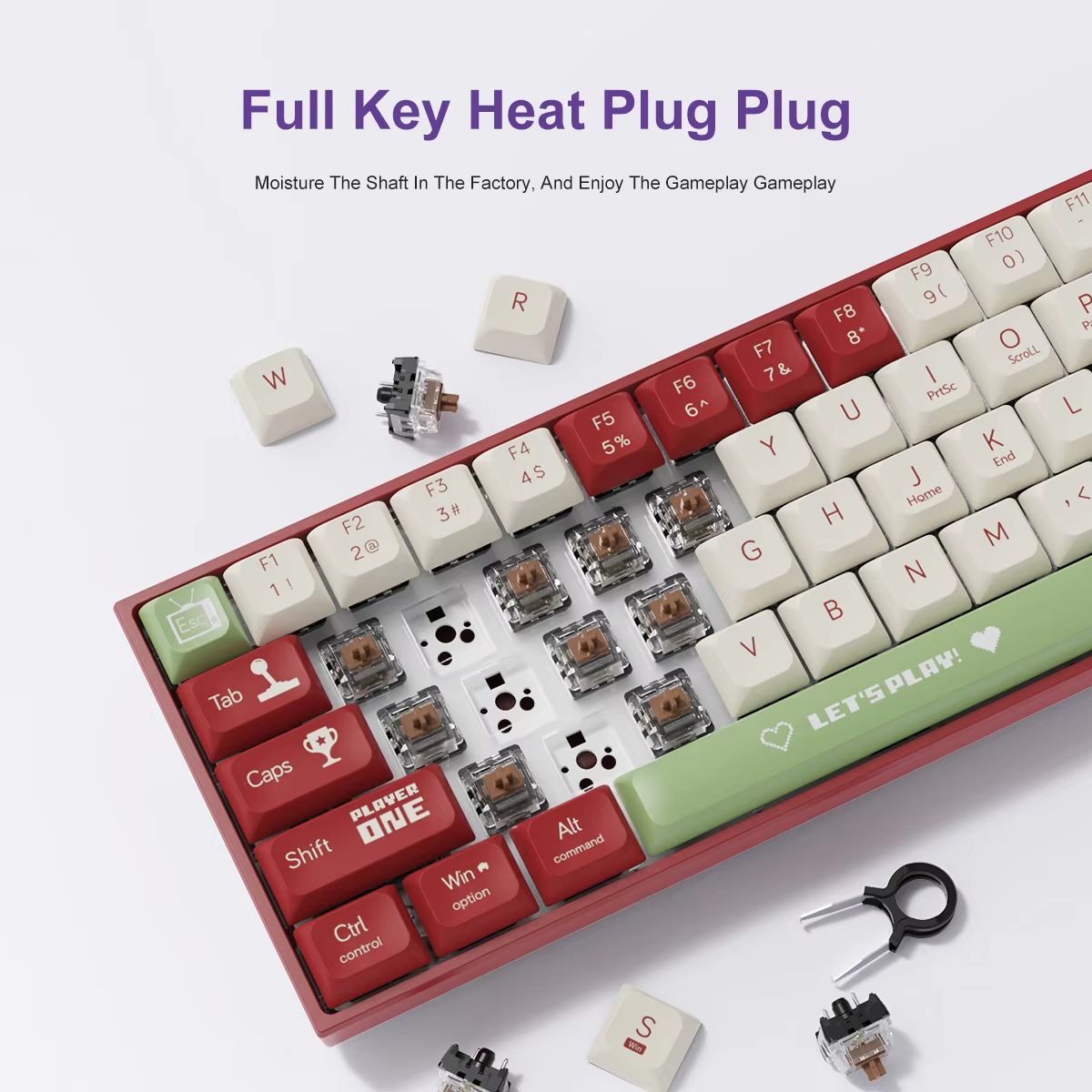 (AOW - Website Categroy) AJAZZ AK680 Gaming Mechanical Keyboard