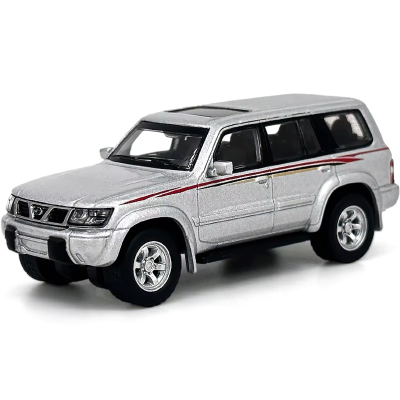 (AOW - Website Categroy) 1:64 Scale Nissan Patrol 1998 Y61 Car Model  | Diecast SUV Model Car