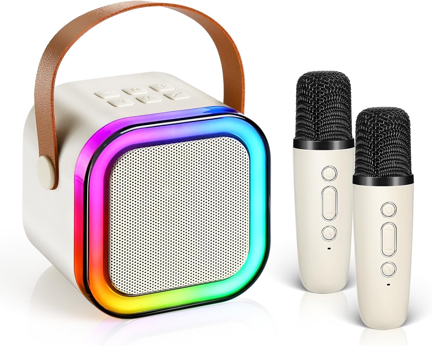 Portable Karaoke Microphone and Speaker Set