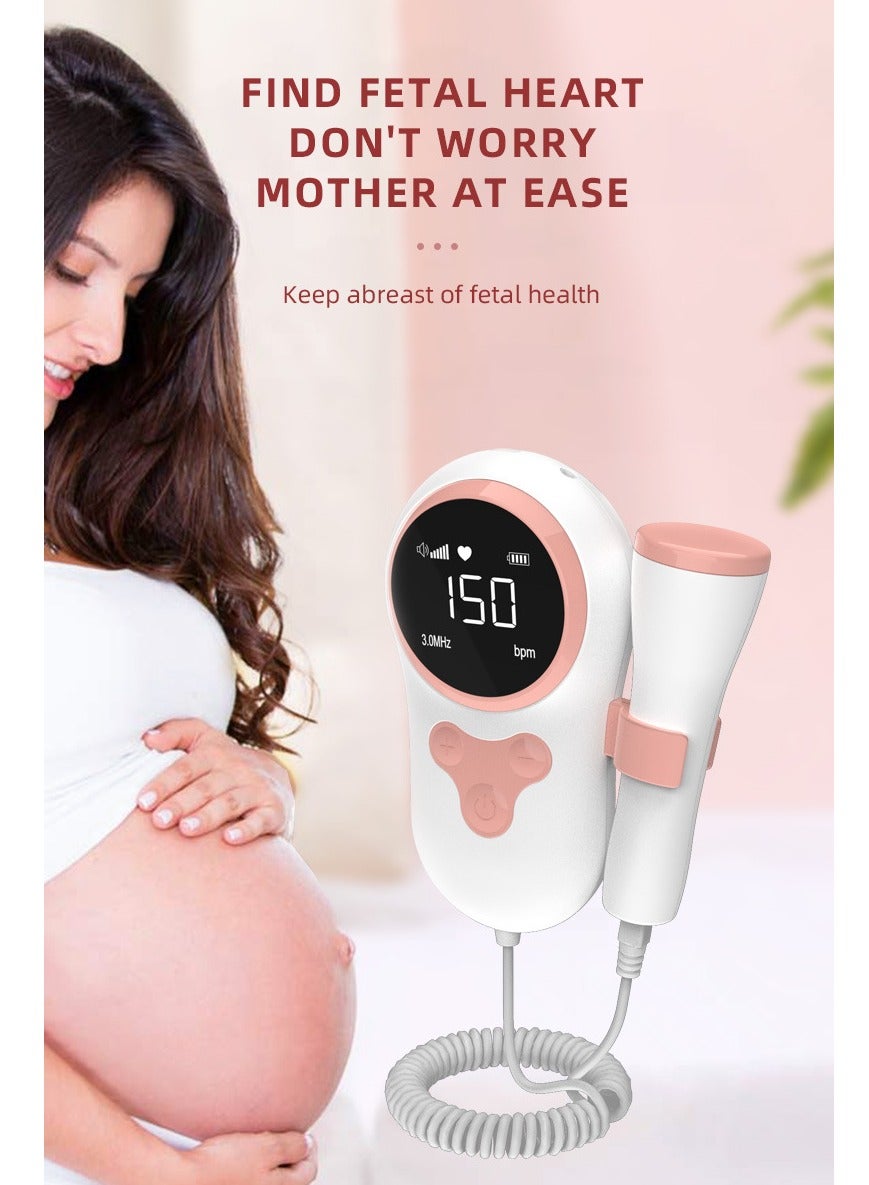 Ultrasound Doppler Fetal Heart Rate Meter