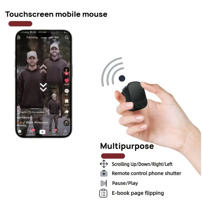 Touchscreen Ring Remote