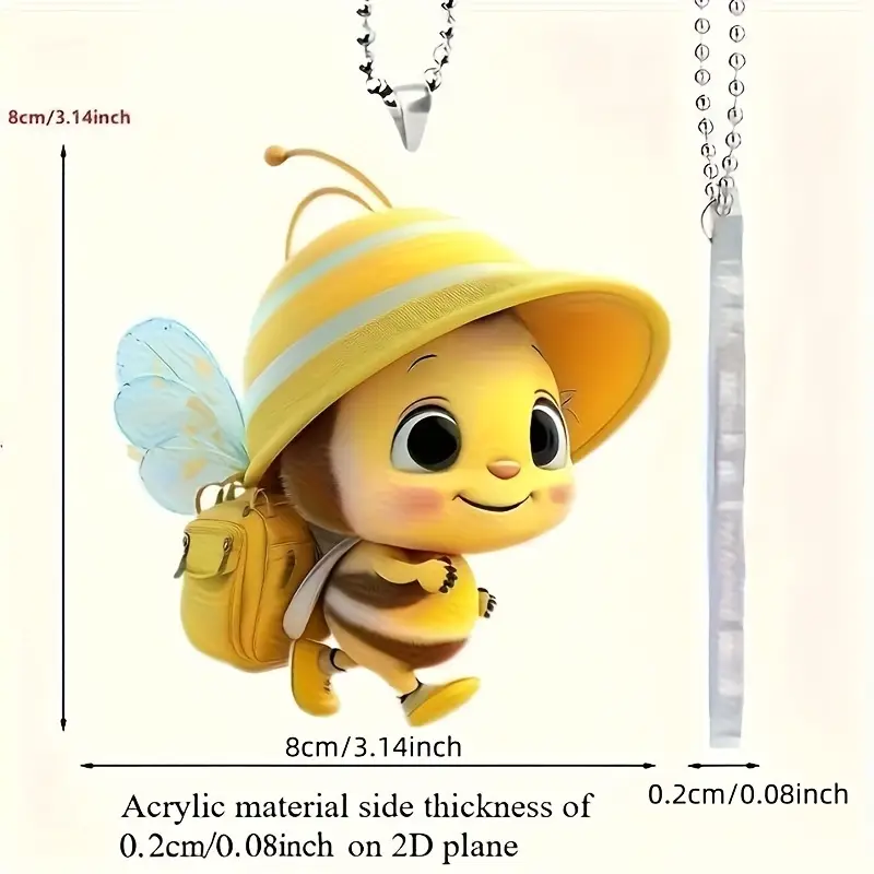Cute Bee Car Hanging Ornament
