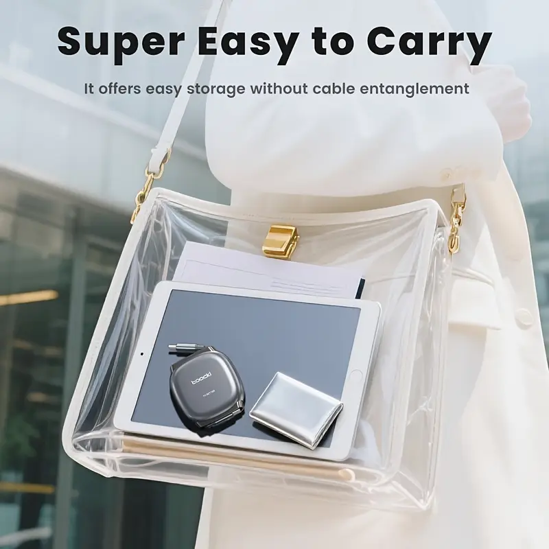 PD 100W Retractable Cable