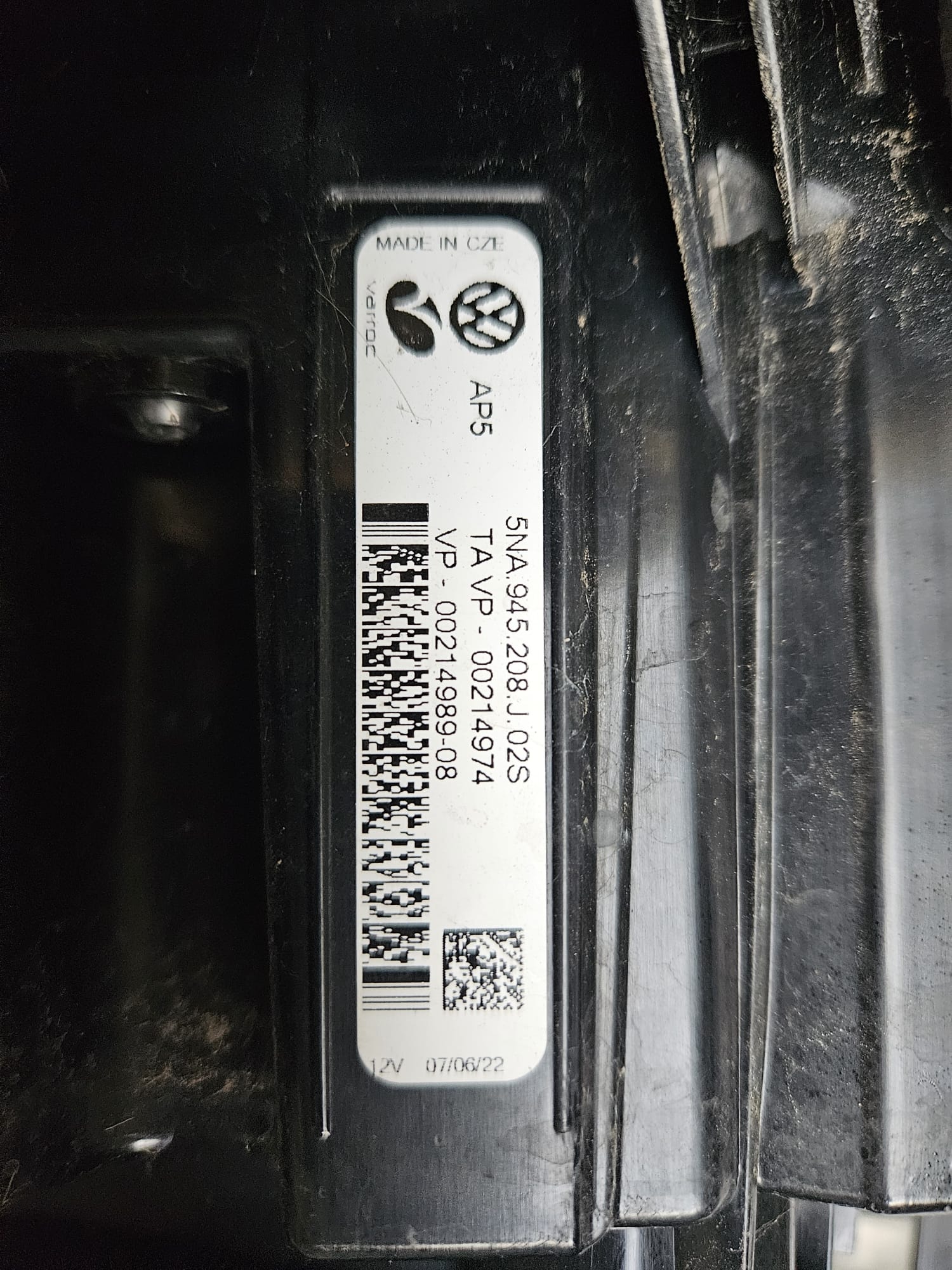 Original VW Tiguan Rückleuchte rechts