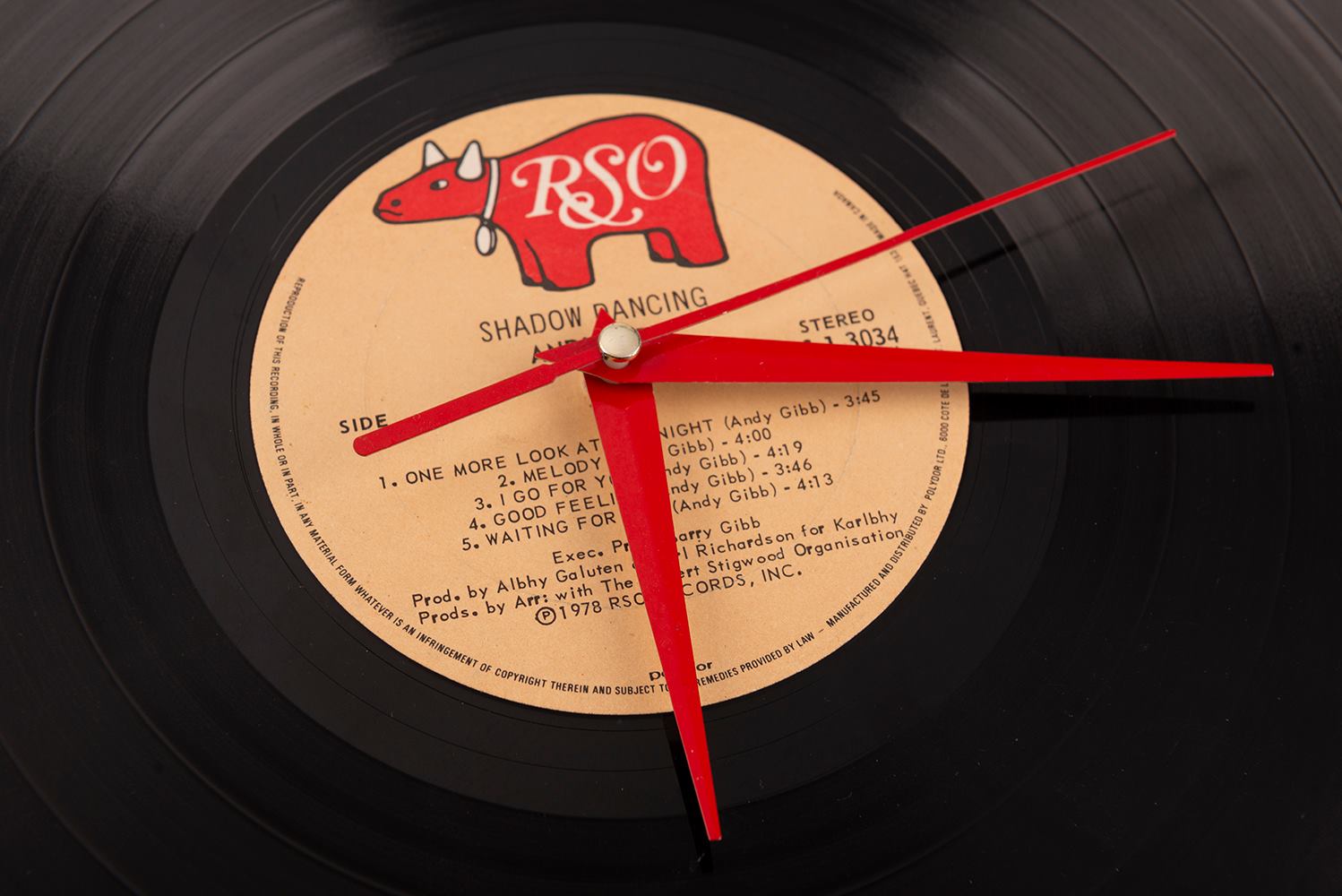 Horloge Vinyle Vintage