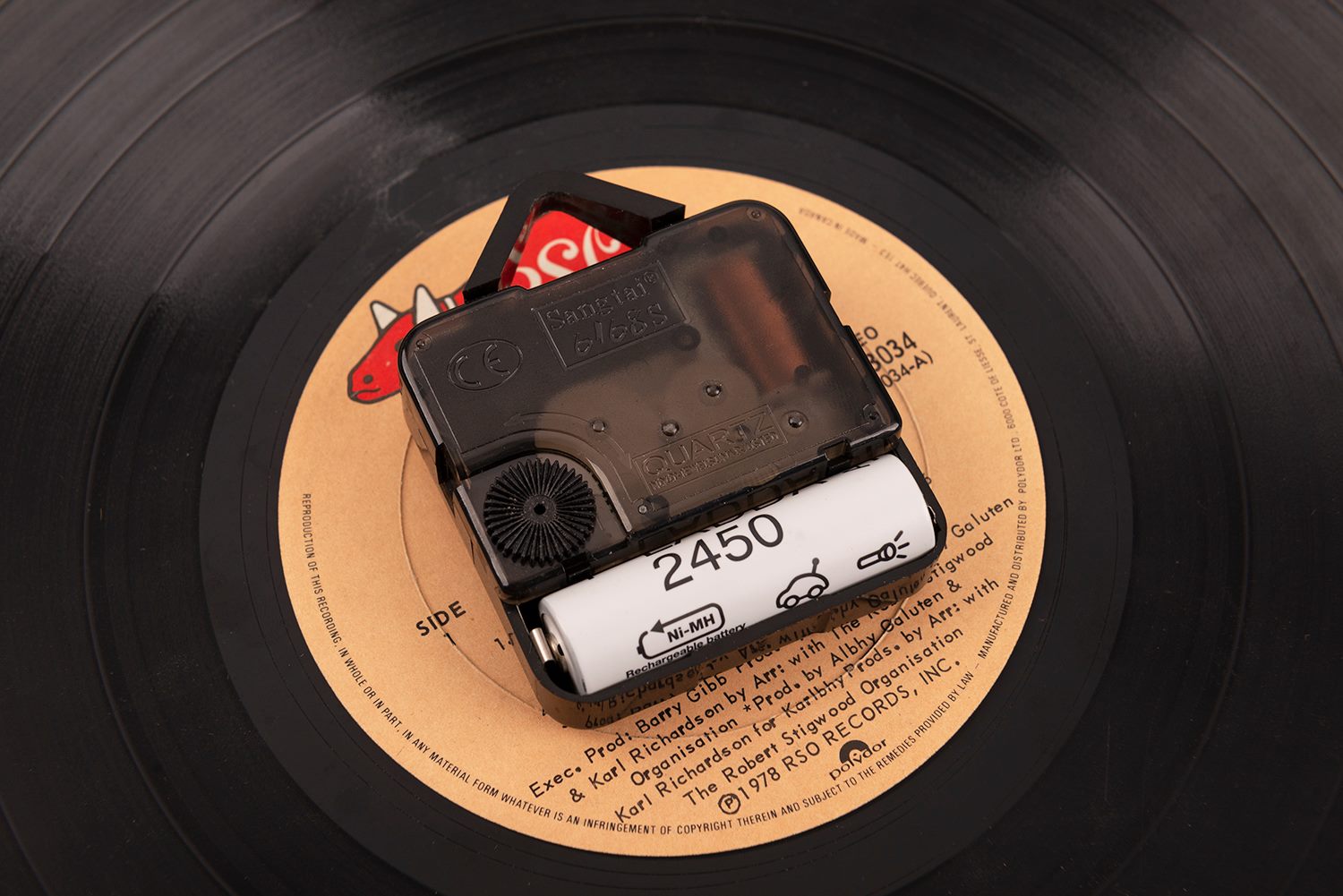 Horloge Vinyle Vintage