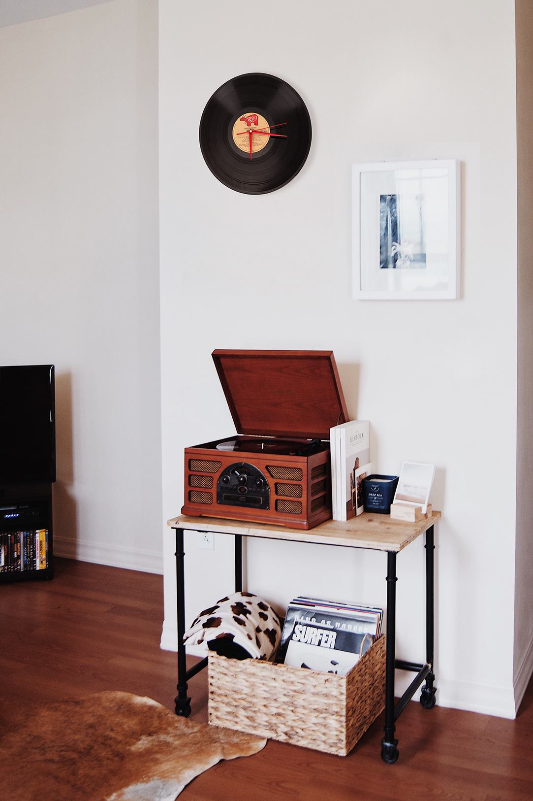 Horloge Vinyle Vintage