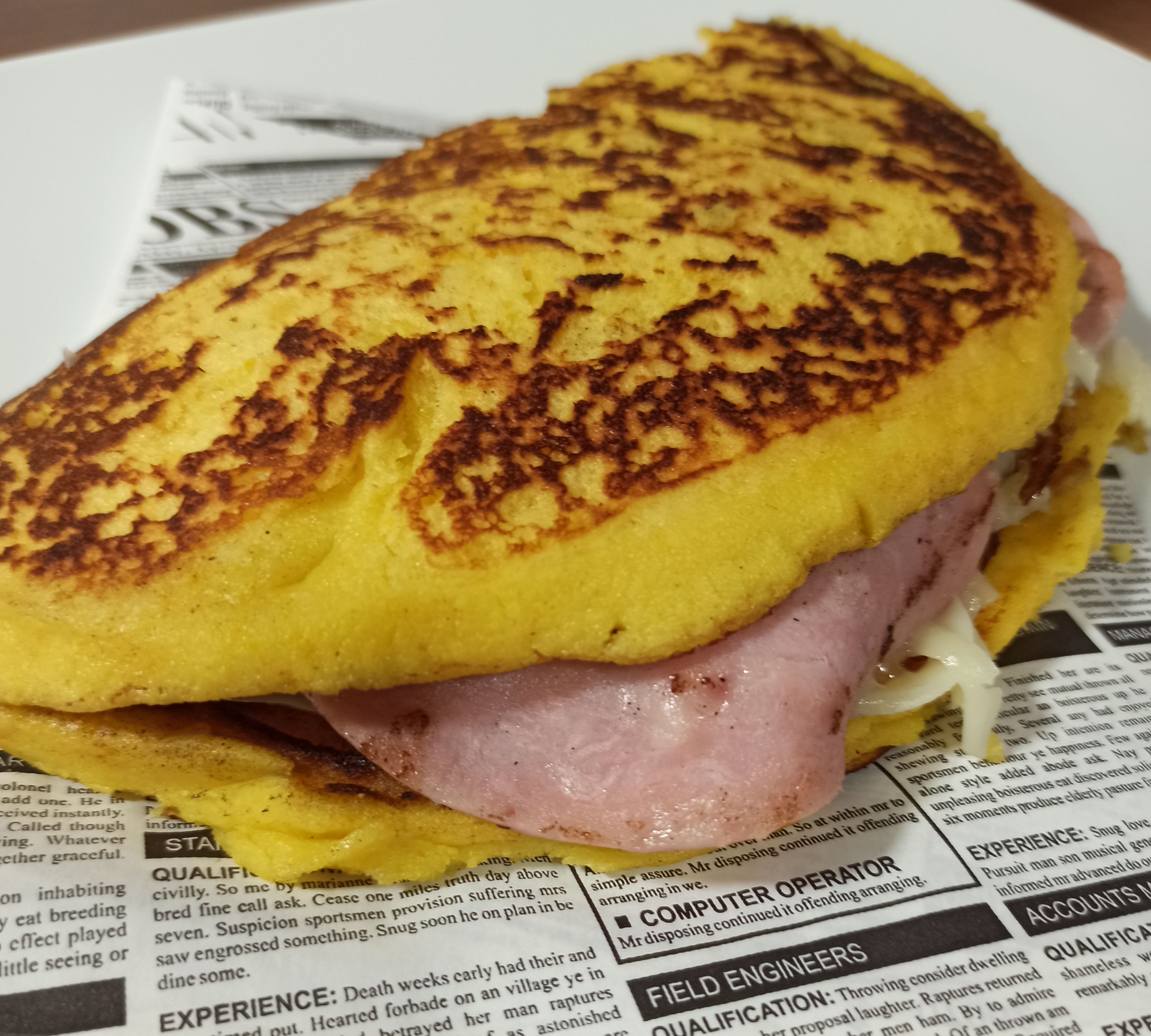 Cachapa Jamón Queso