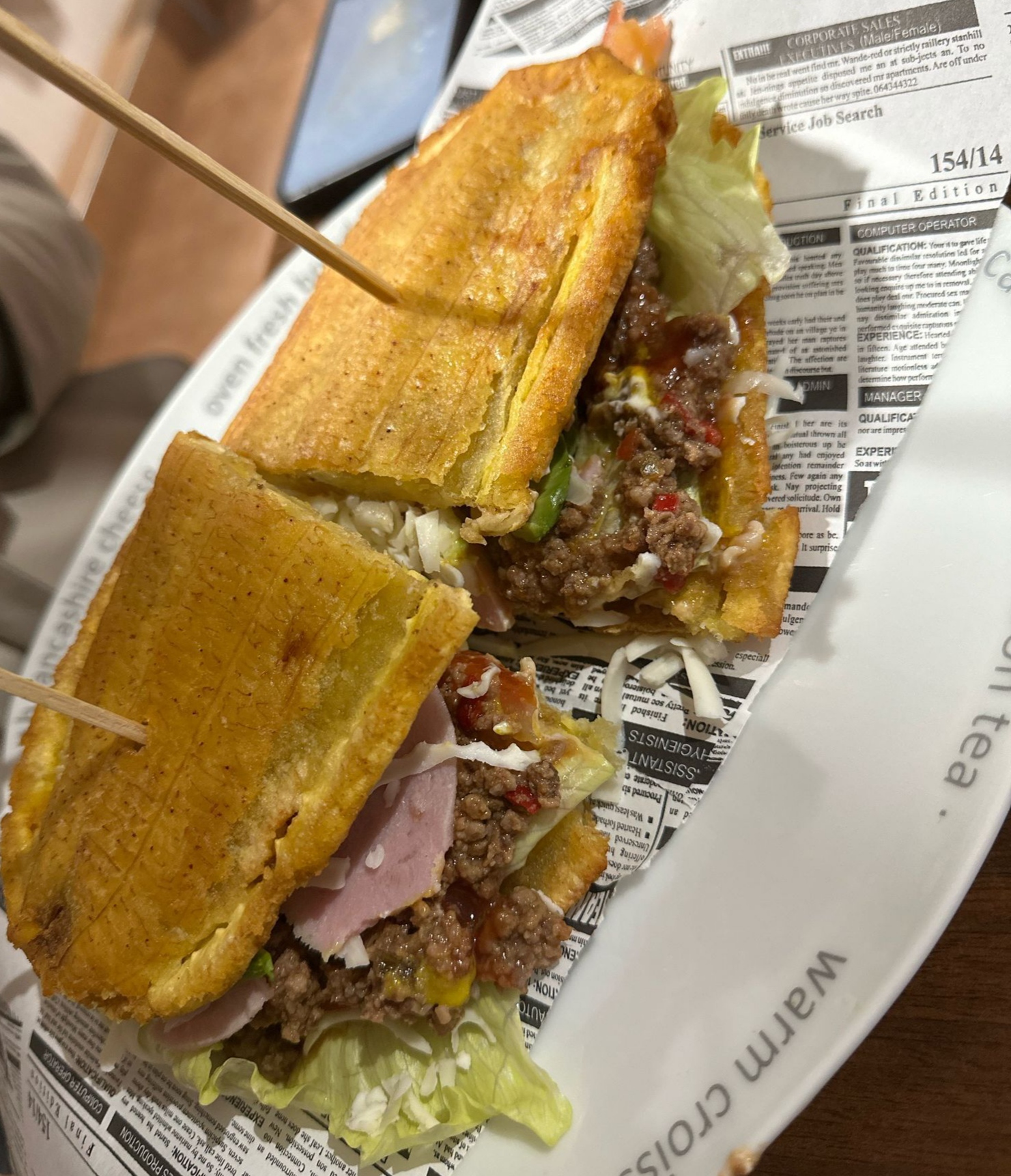 Patacón Carne Molida 