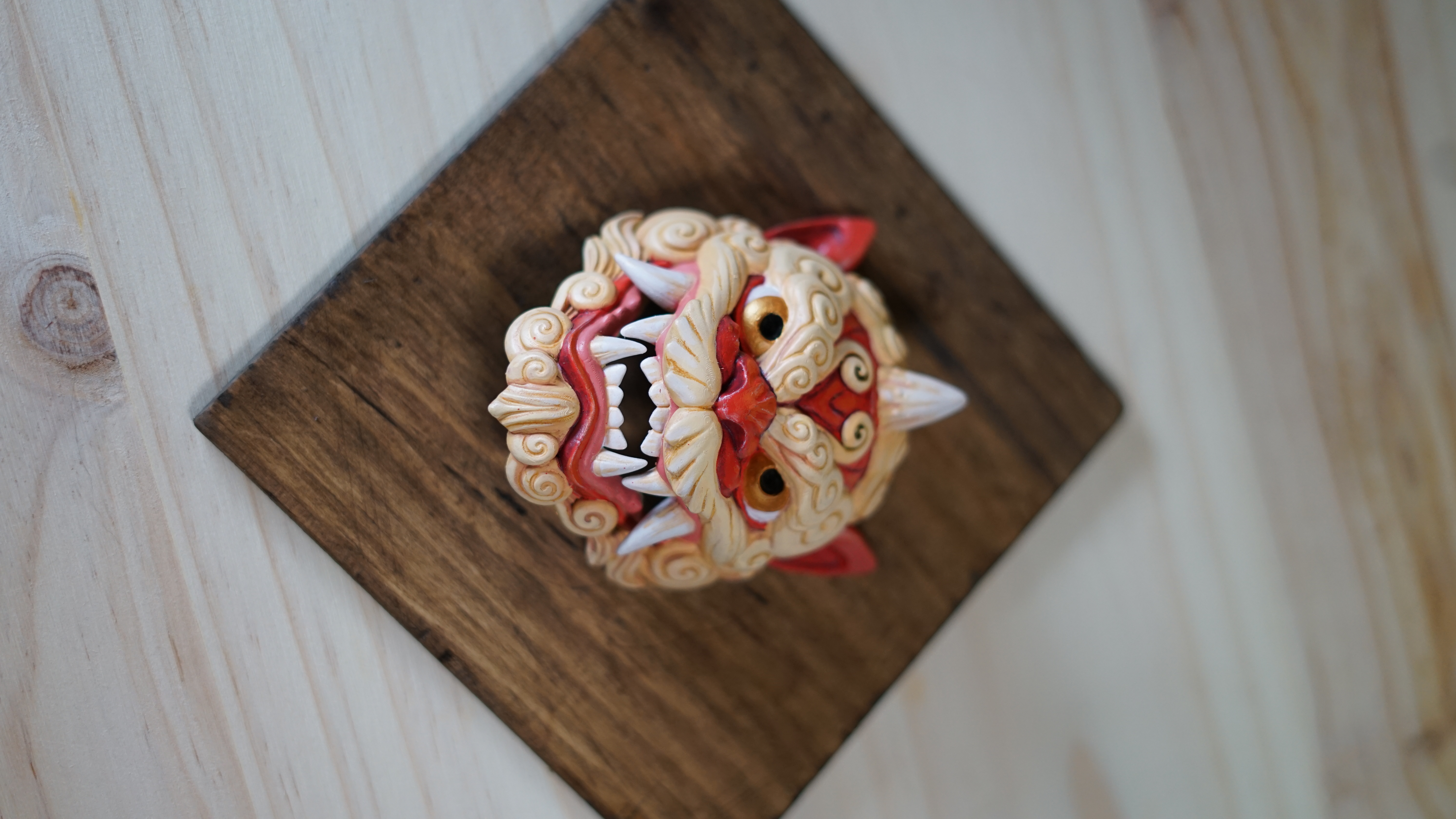 Máscara de Perro Fú