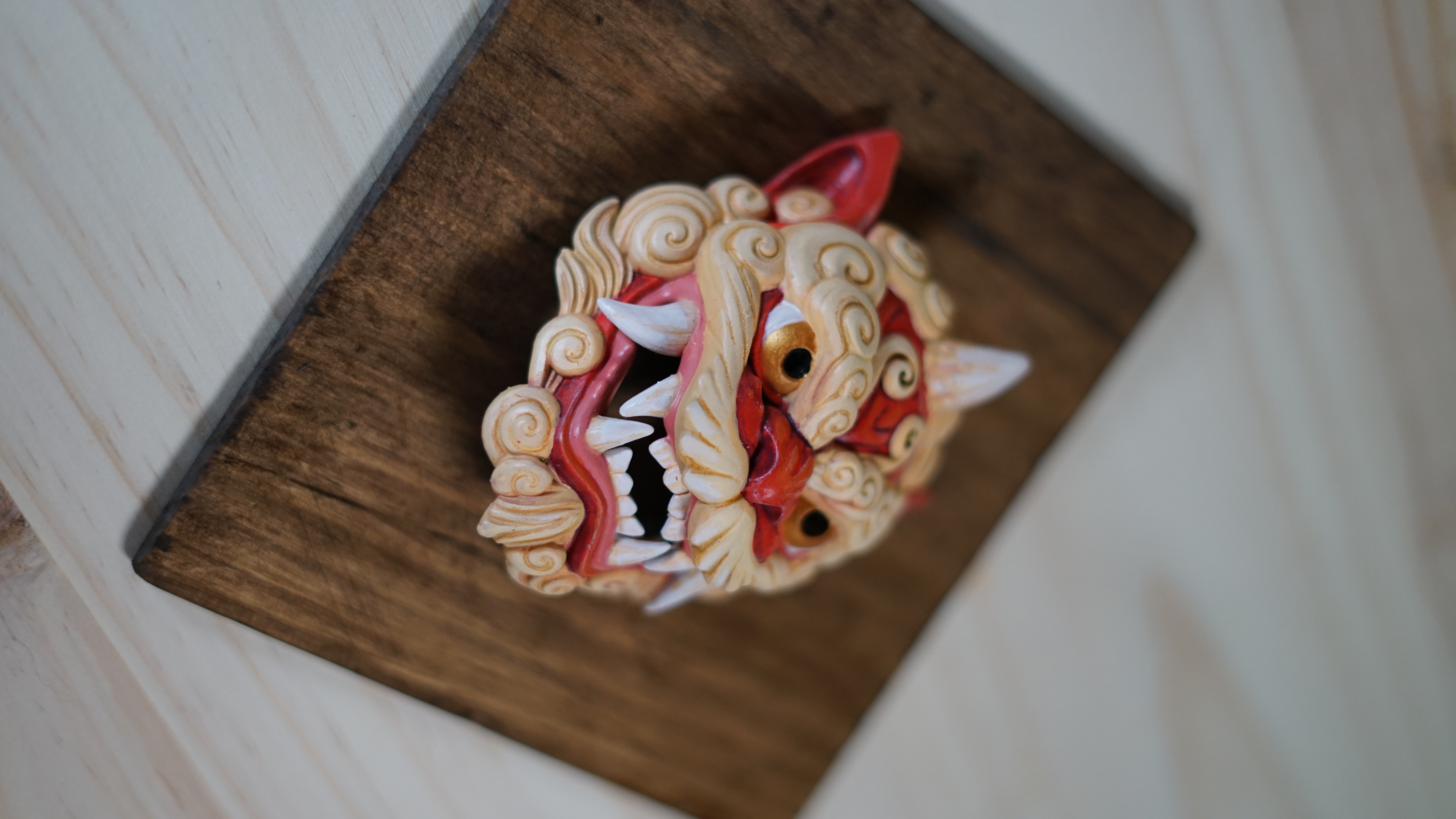 Máscara de Perro Fú