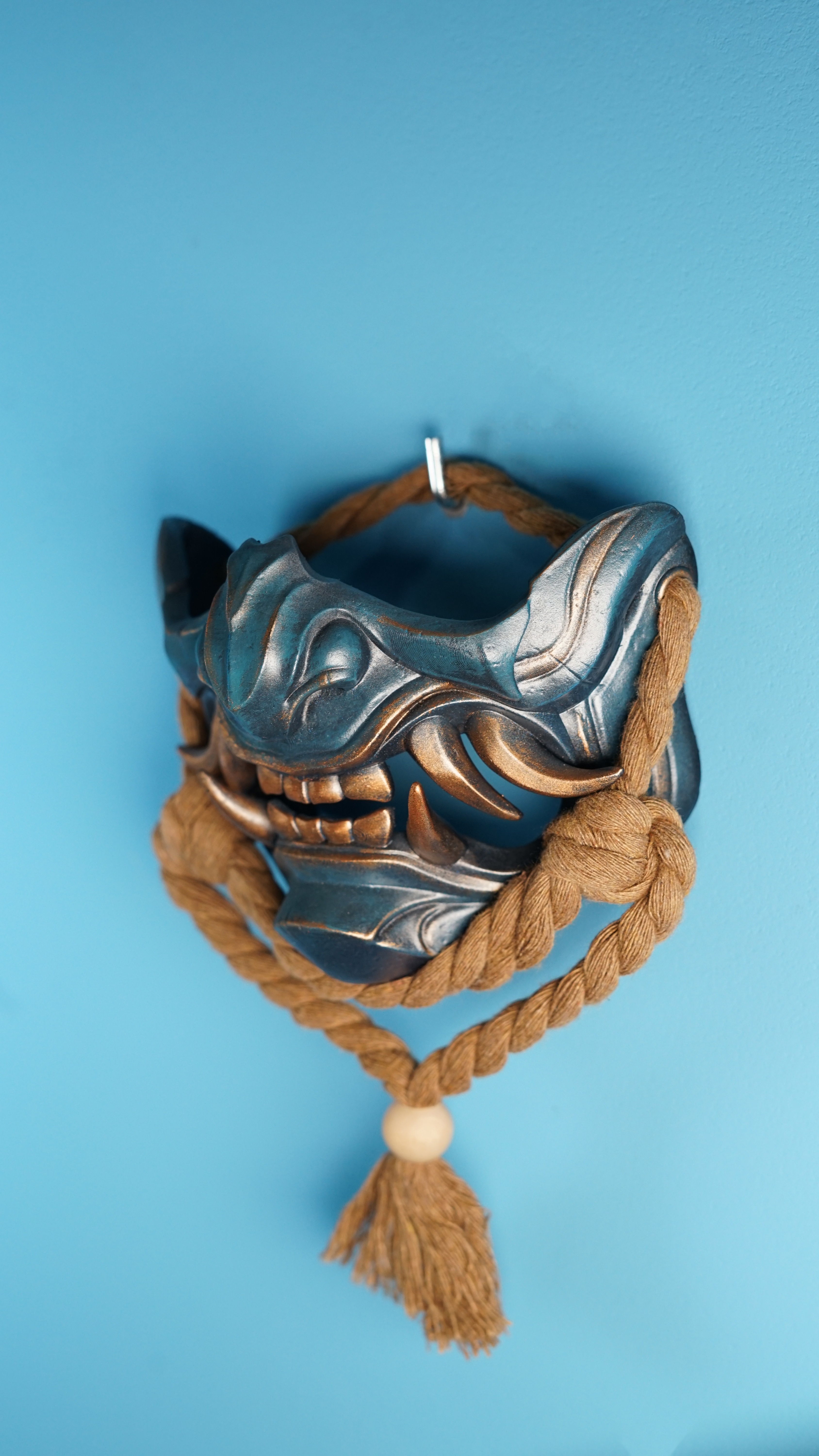 Máscara Menpo Samurái.