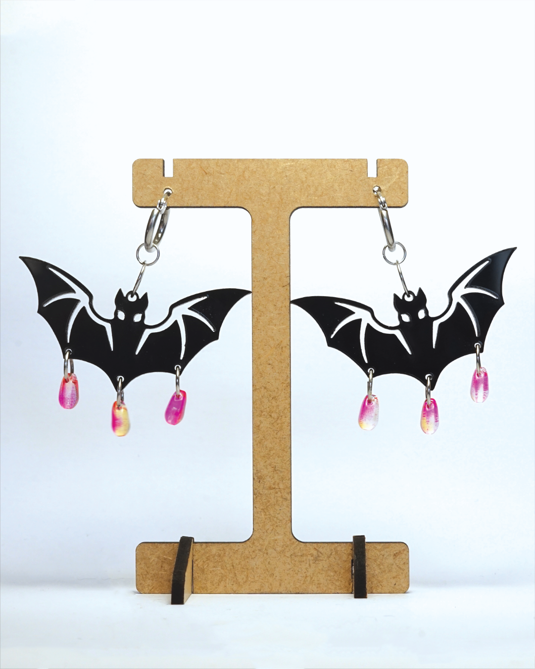 Murciélago con gotas