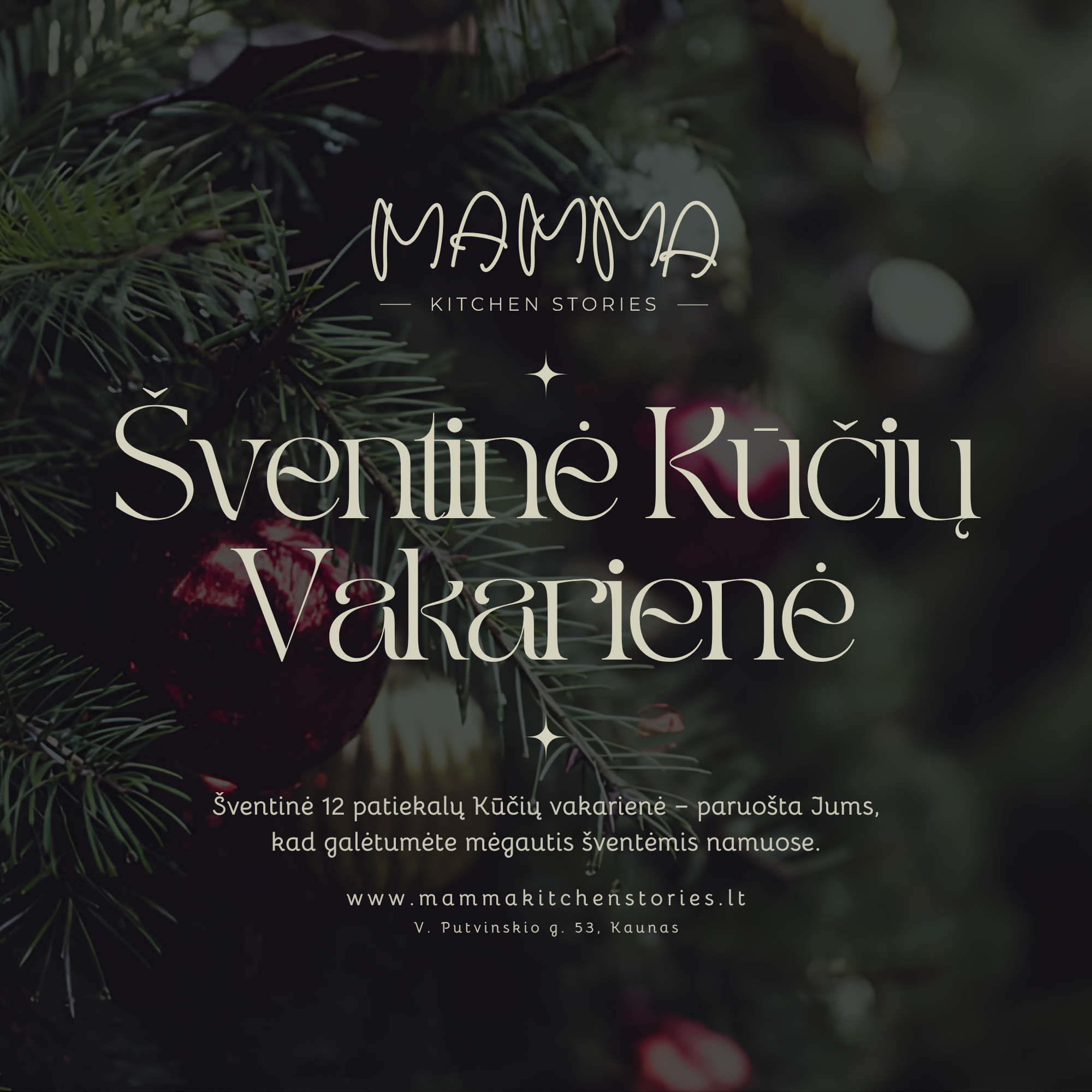 Šventinė Kūčių Vakarienė