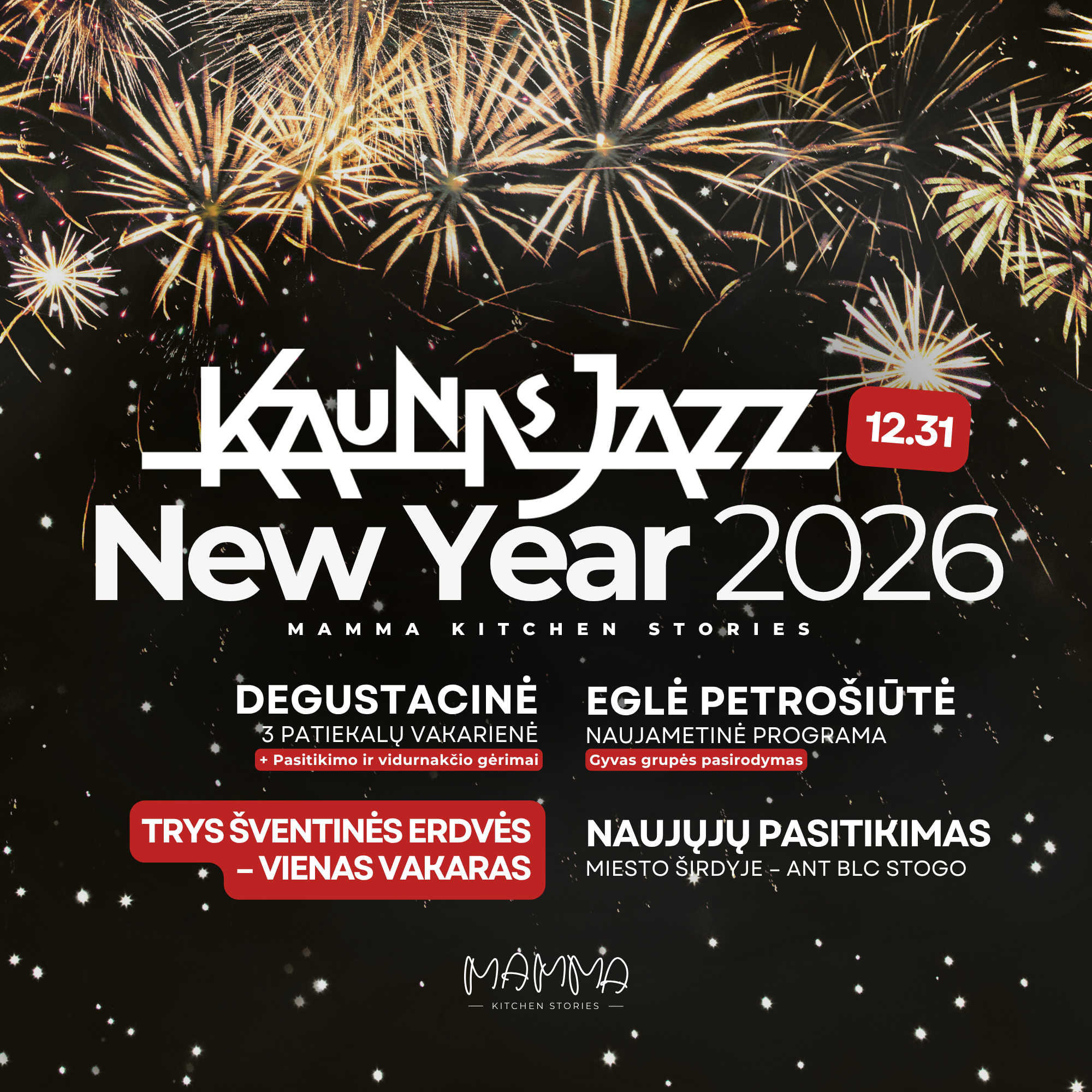 Naujieji 2026 - Kaunas Jazz & Mamma Kitchen Stories