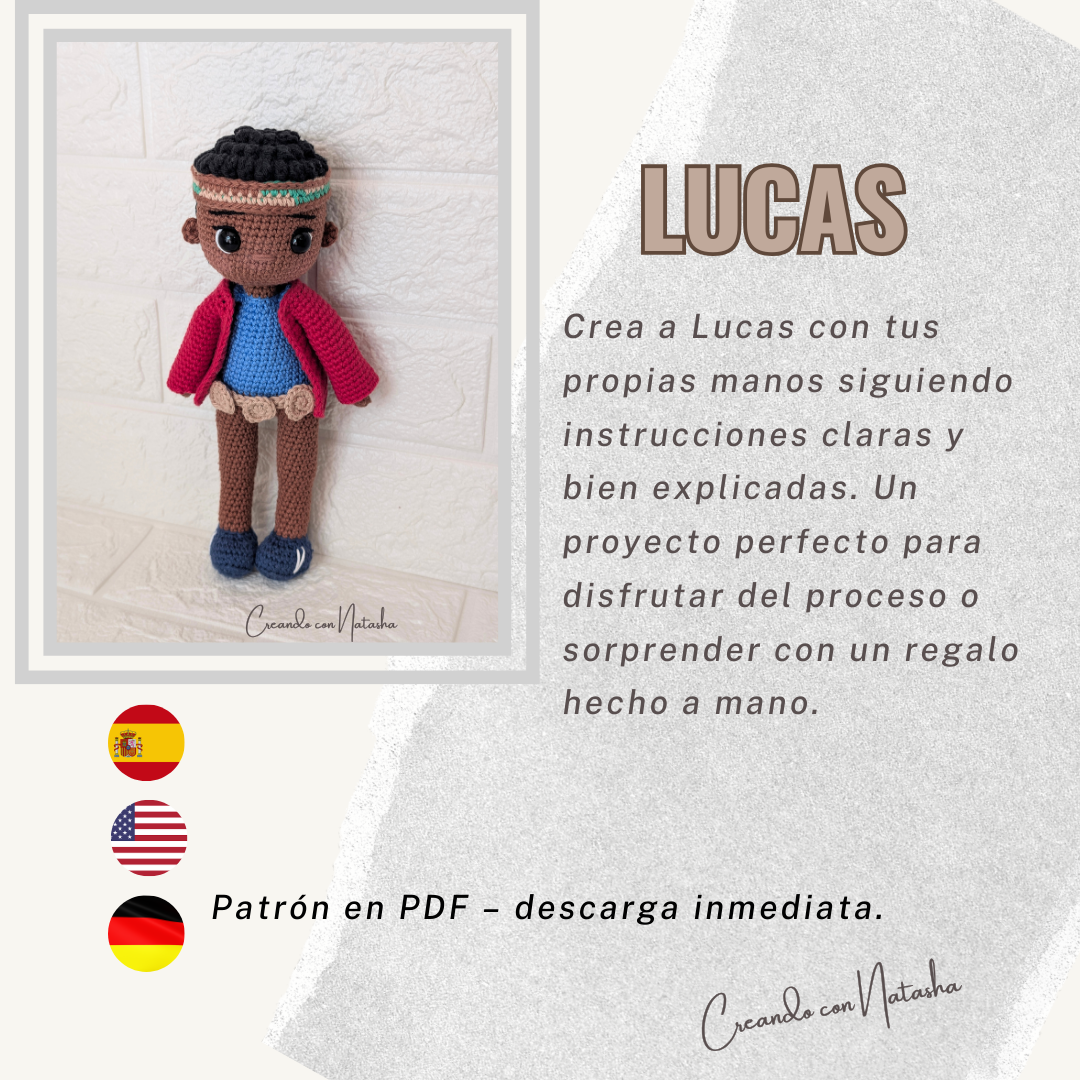 Lucas Inspired by Stranger Things – Amigurumi Crochet Pattern PDF – Doll Pattern – Digital Download