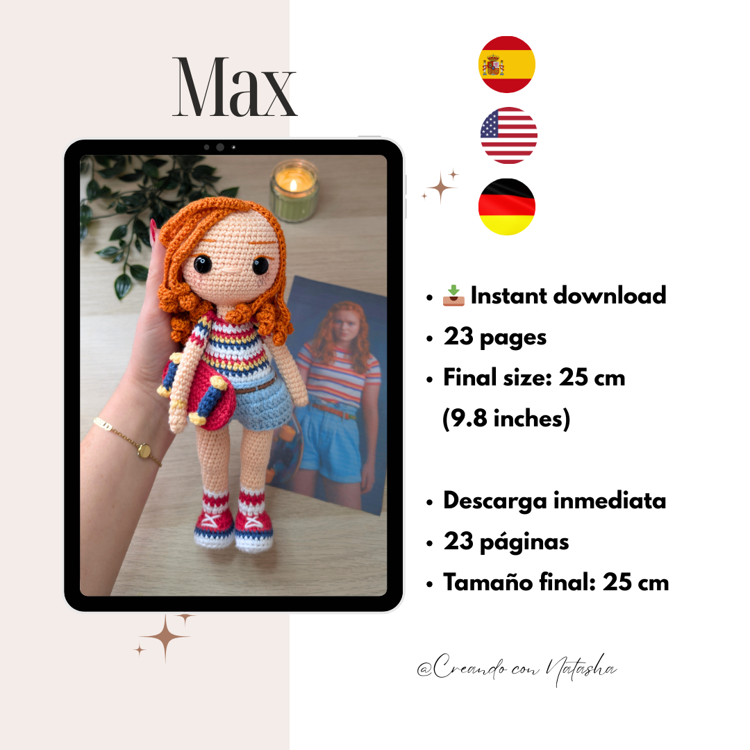 Lucas & Max Inspired by Stranger Things – Amigurumi Crochet Pattern Bundle PDF – Doll Patterns – Digital Download