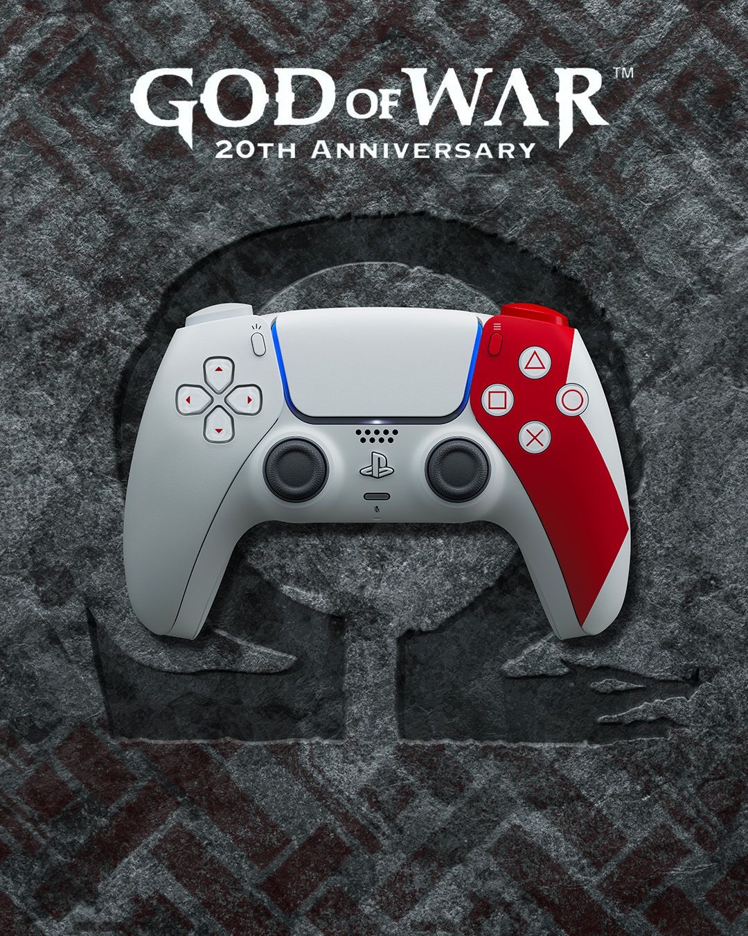 God of War 20th Anniversary Limited Edition Controller