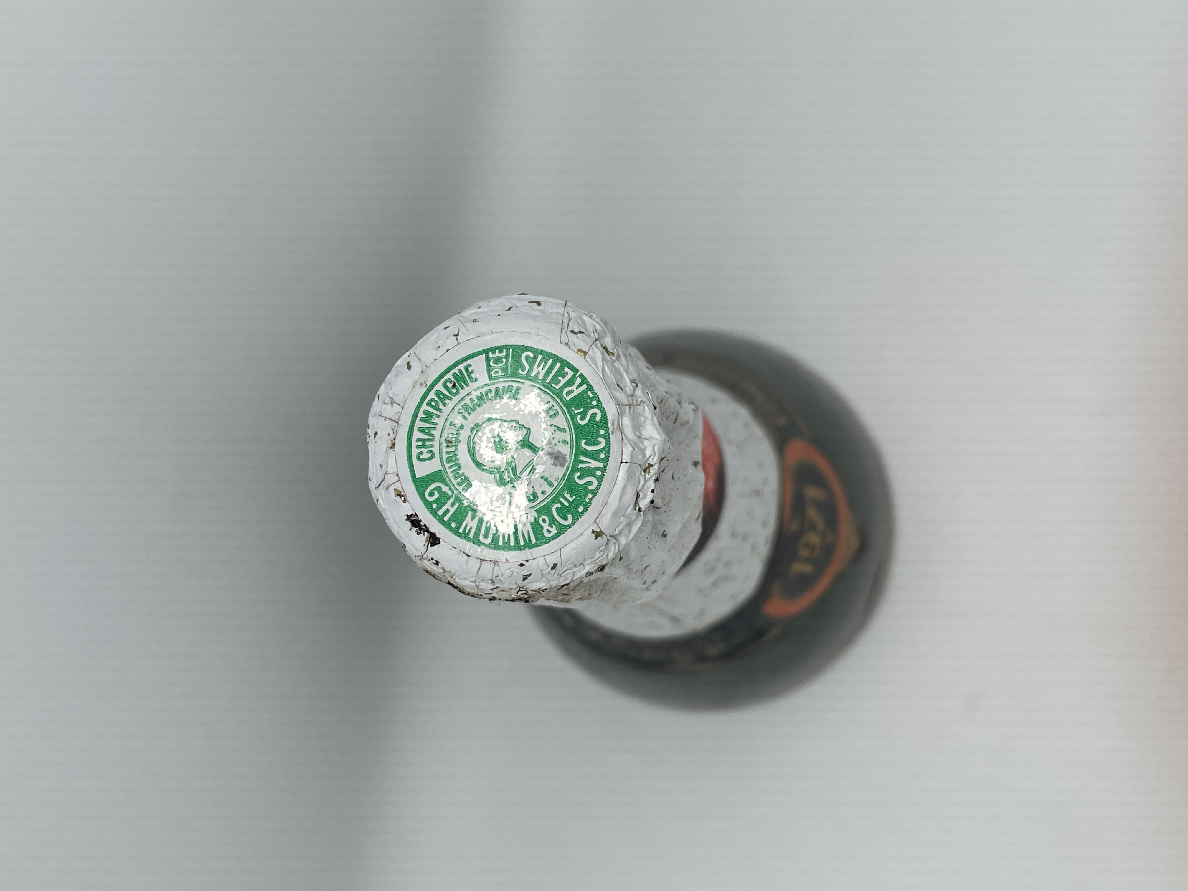 1971 Champagne Mumm Cordon Rouge Brut
