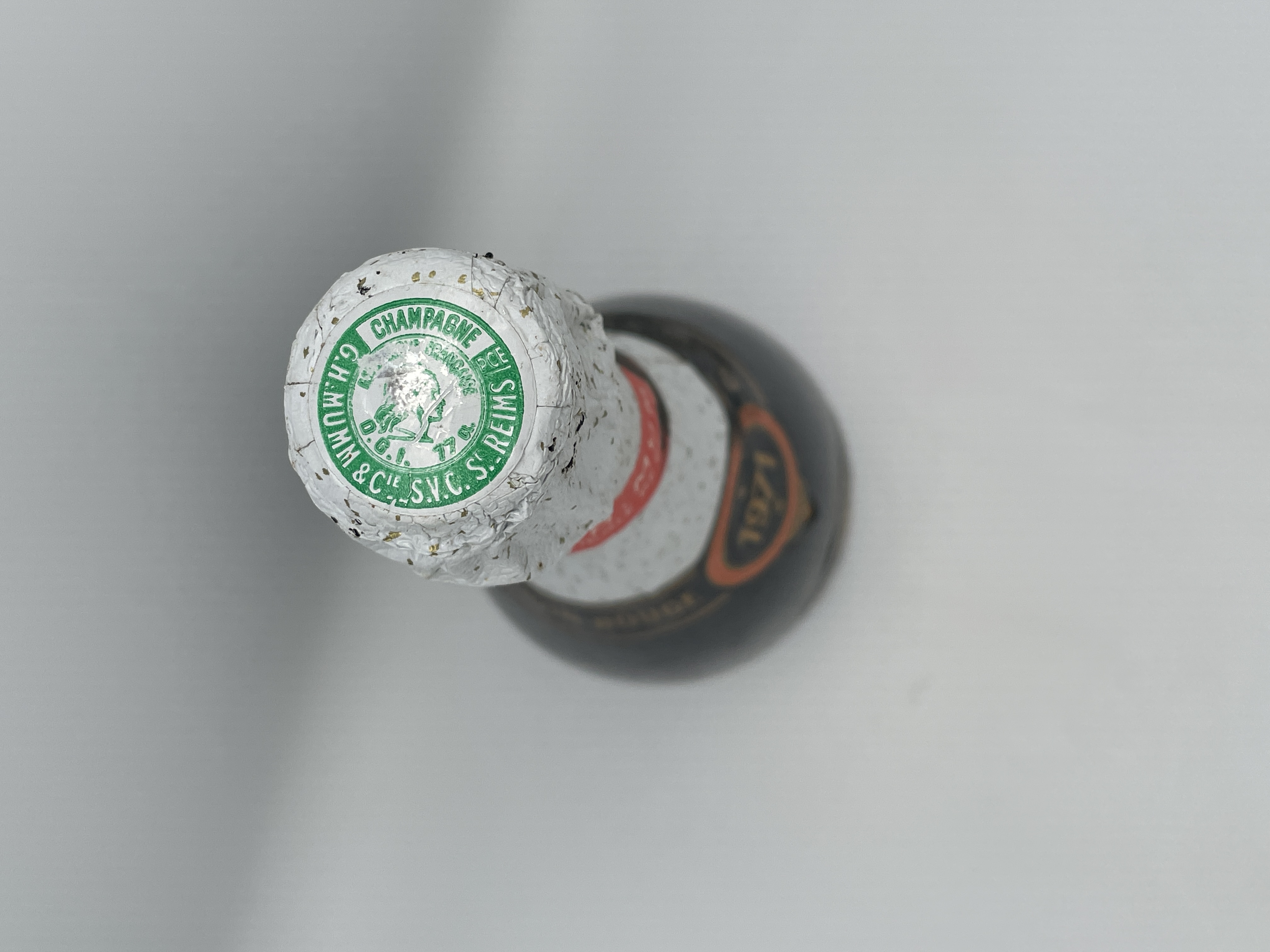 1971 Champagne Mumm Cordon Rouge Brut 