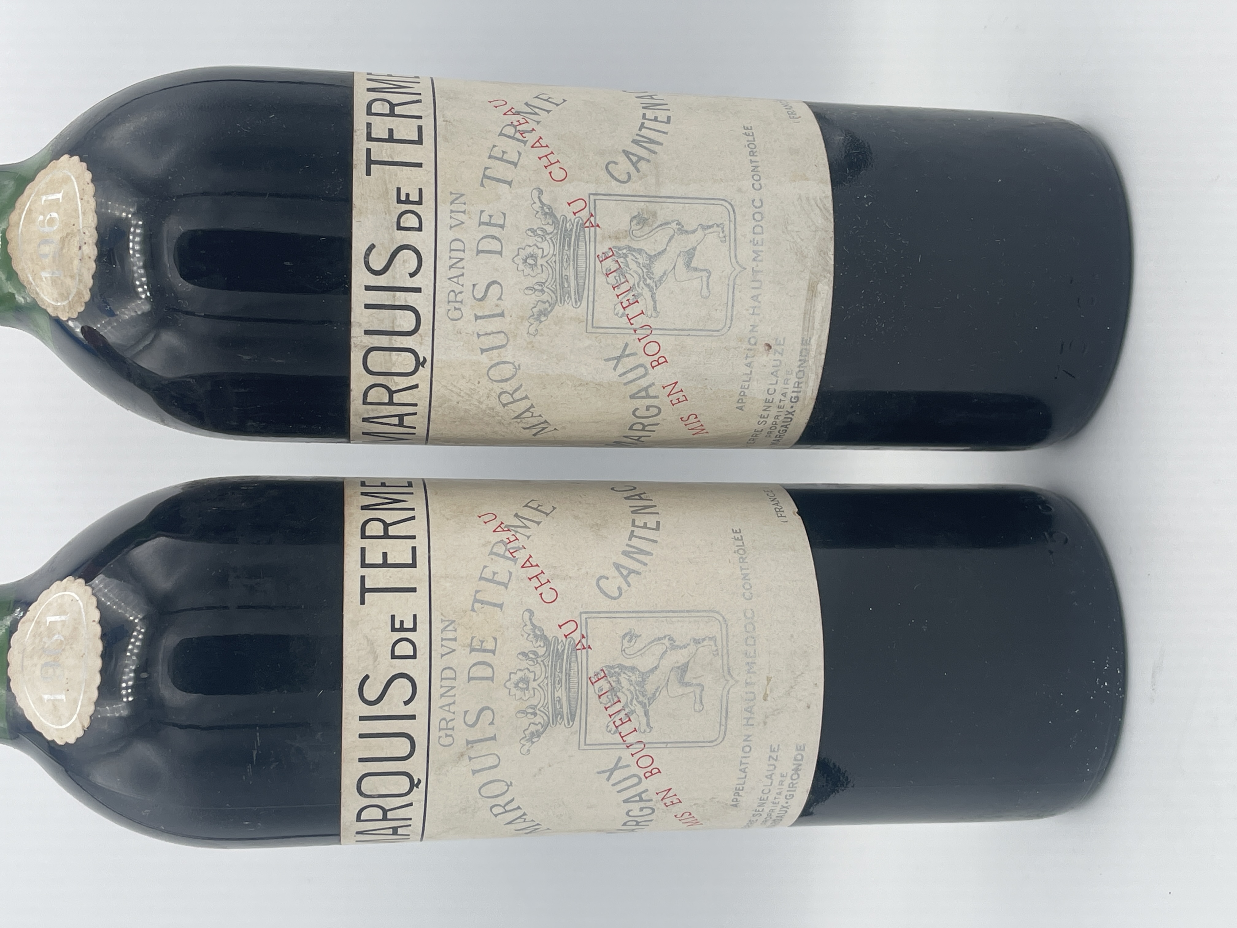 1961 Château Marquis de Terme – Margaux, 4ème Grand Cru Classé