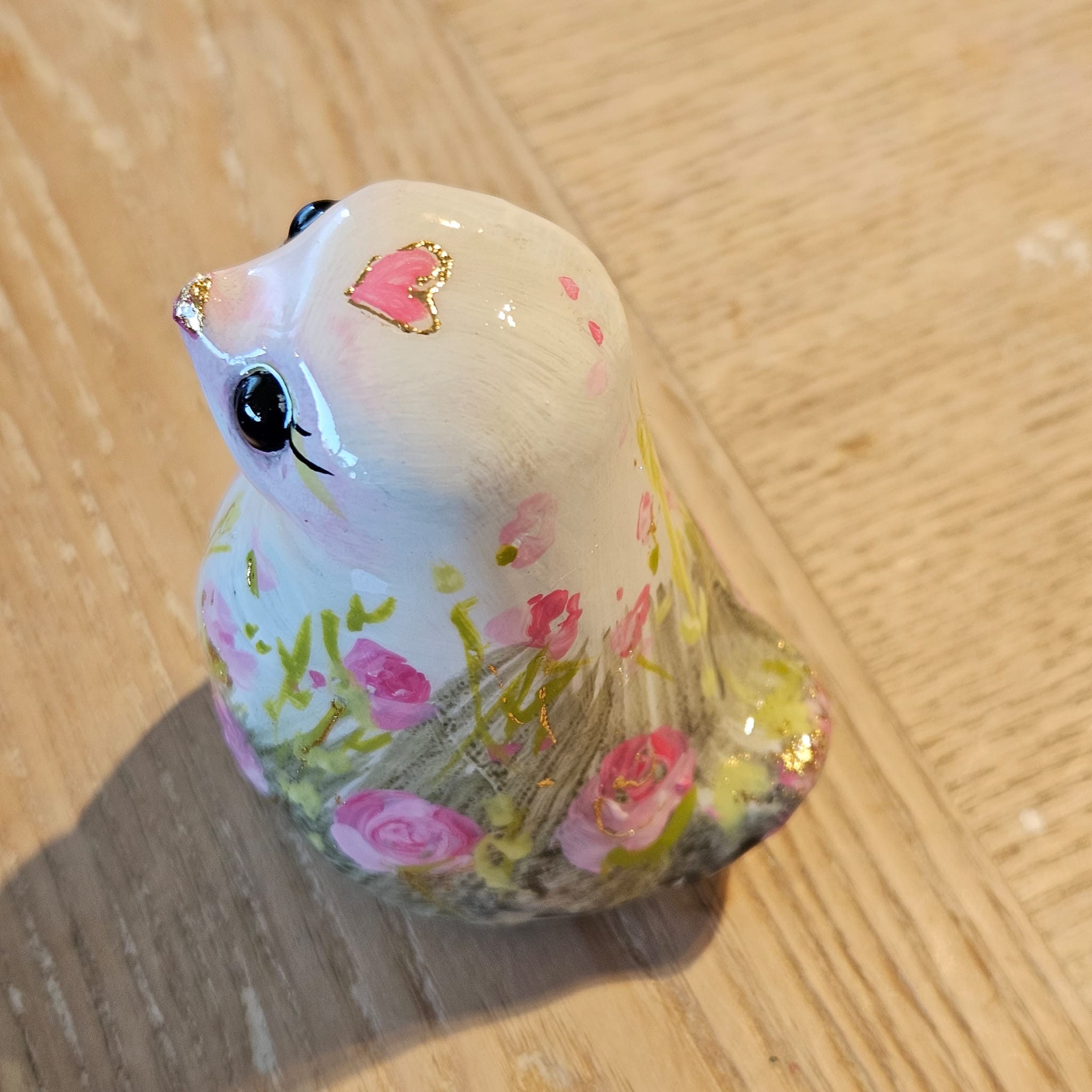 Roses et coeur s'embrassent passionnément... ♡