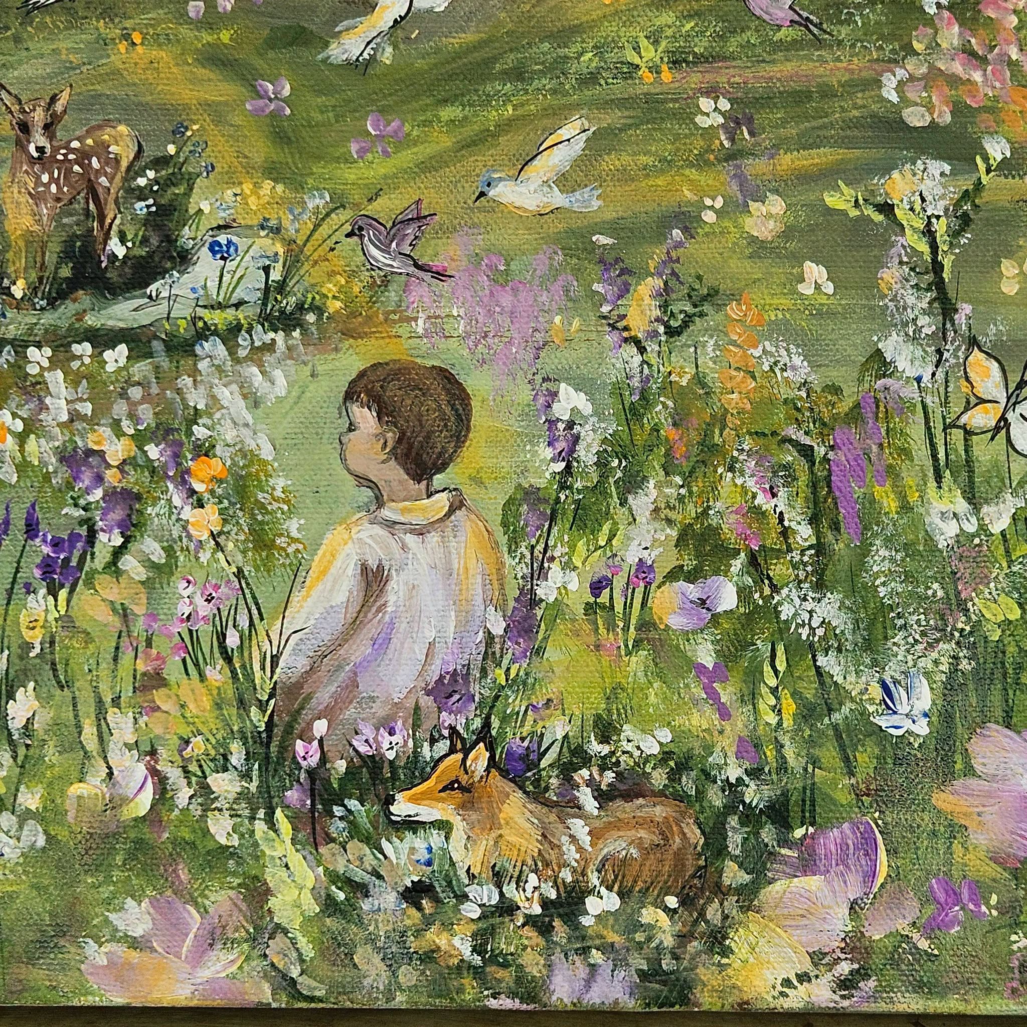 Acrylique sur toile chassis 3D 50×60cm  ( vernis uv sur demande +15€ Coutant ) 