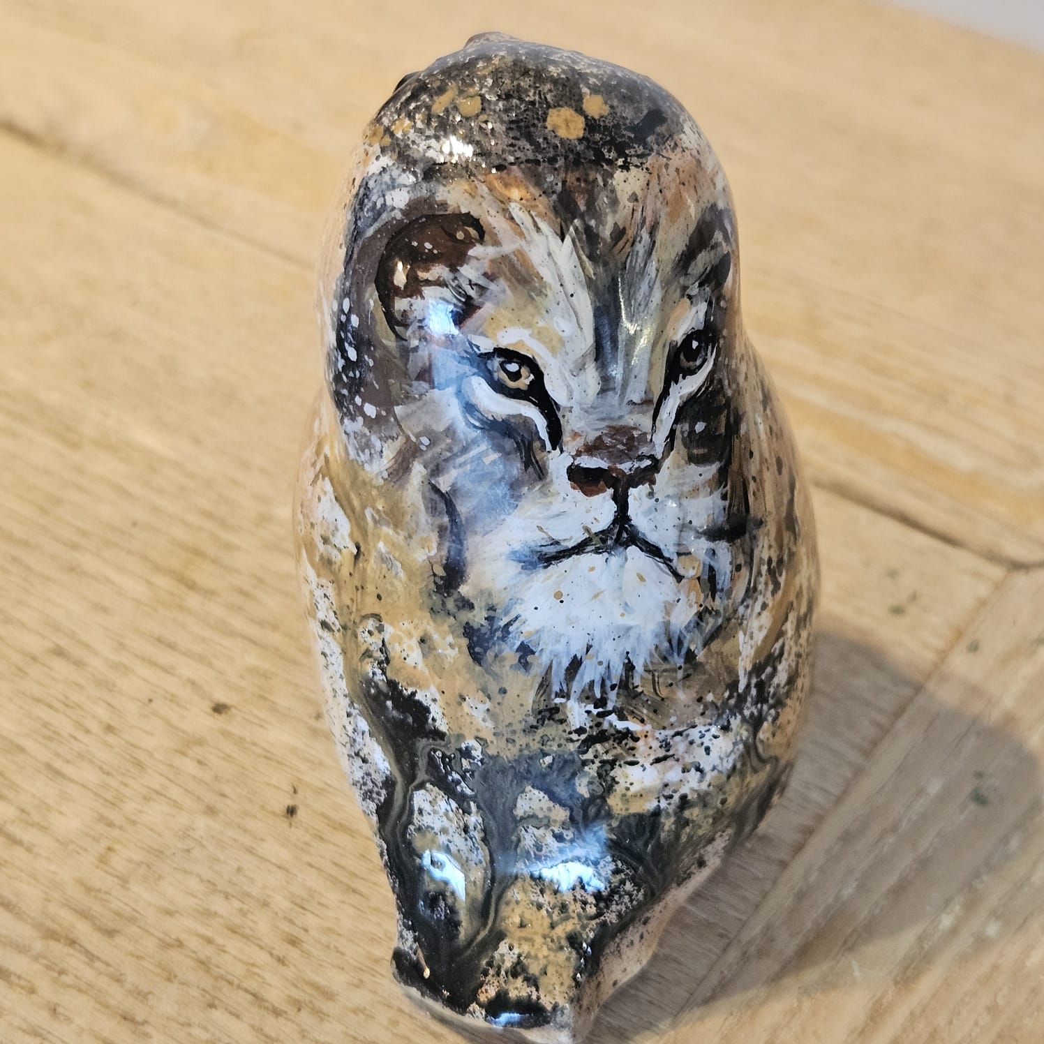 Rouge gorge totem Lion