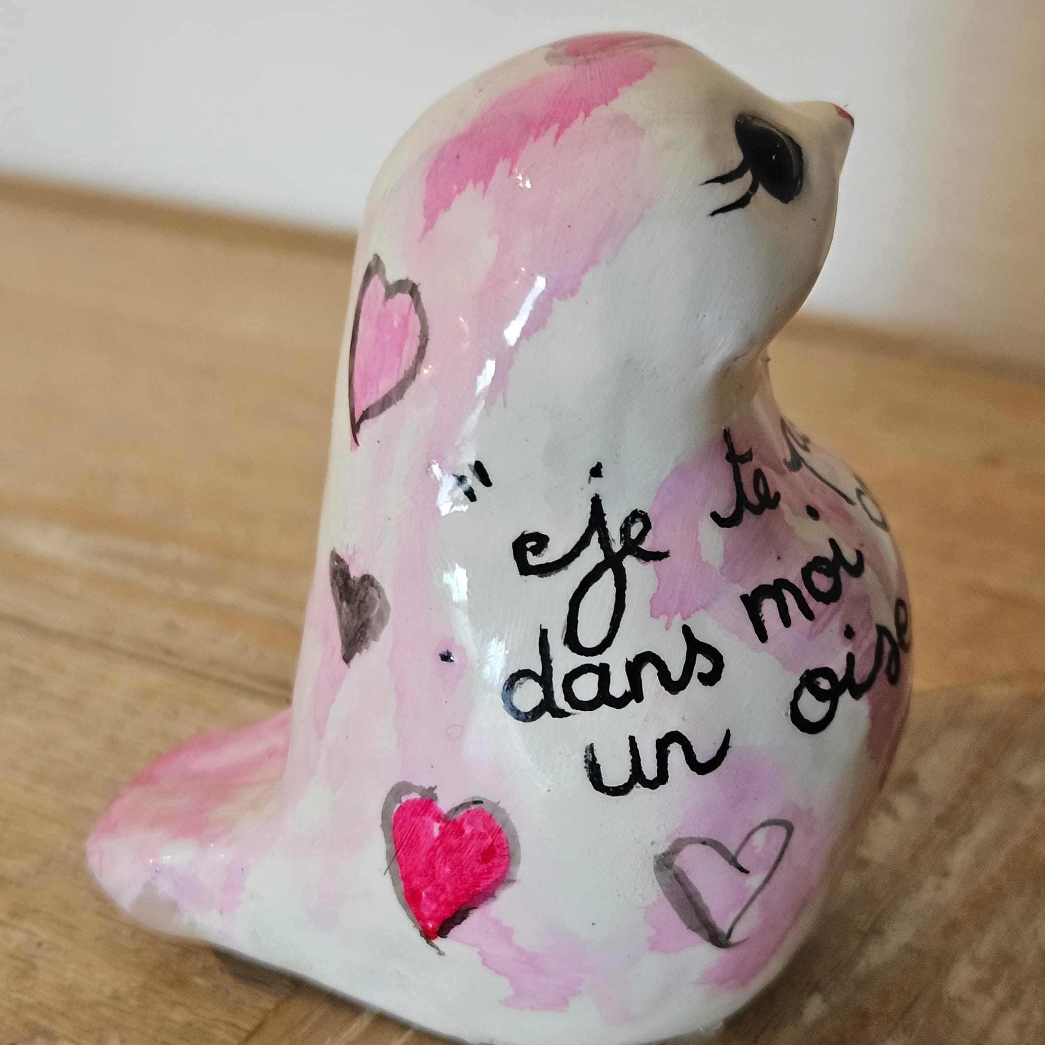 À cela qui en nous, manquera toujours: " je te porte dans moi comme un oiseau blessé "