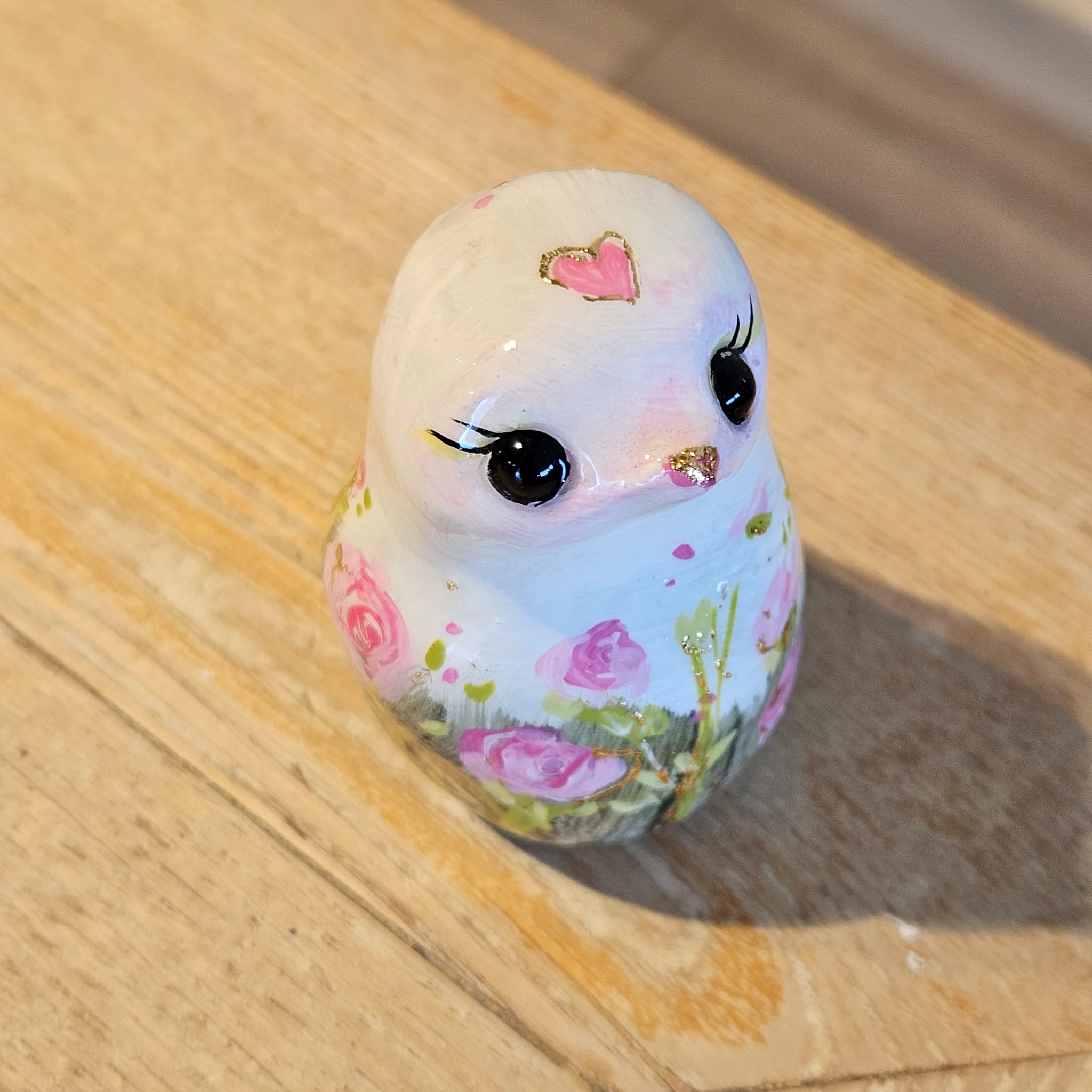 Roses et coeur s'embrassent passionnément... ♡