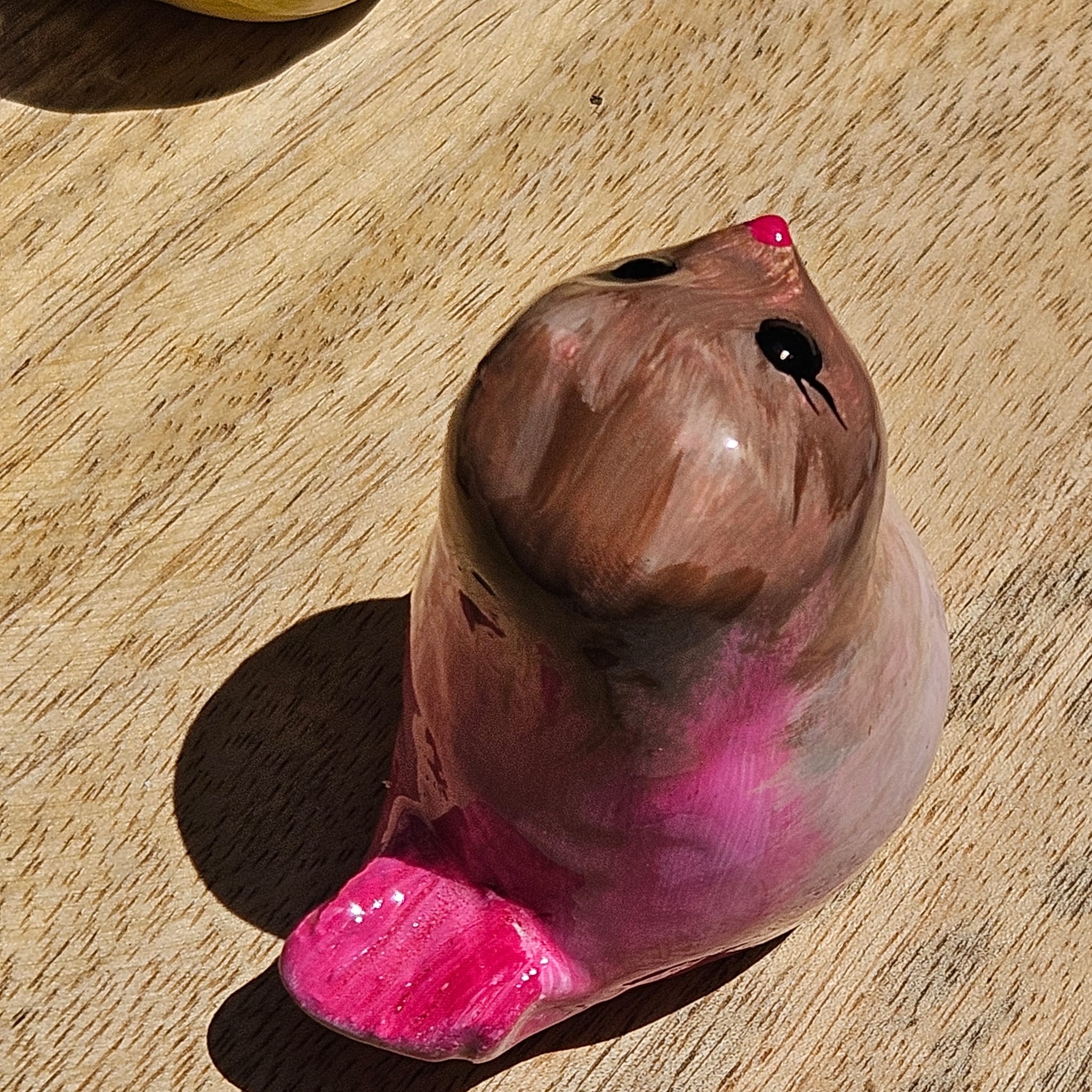 Moineau de tendresse rose
