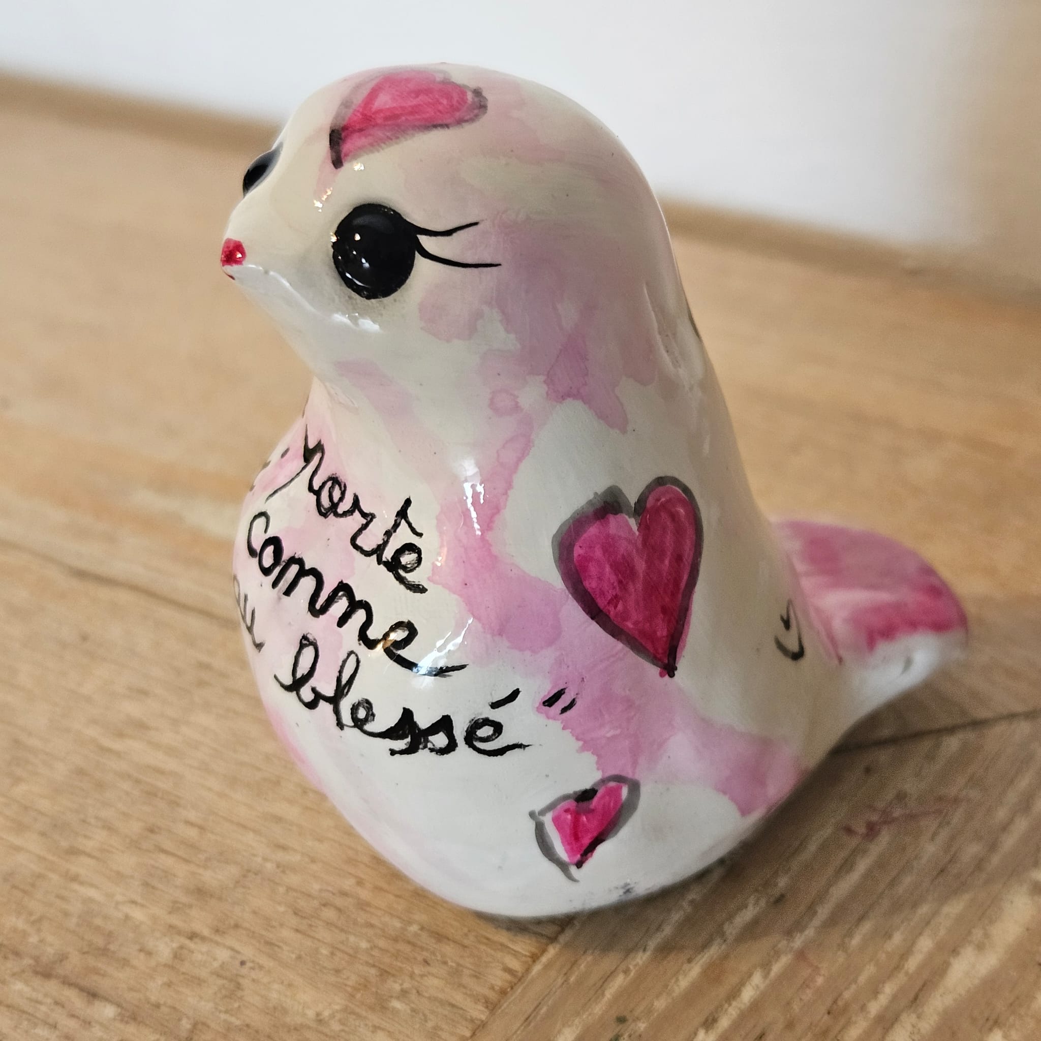 À cela qui en nous, manquera toujours: " je te porte dans moi comme un oiseau blessé "