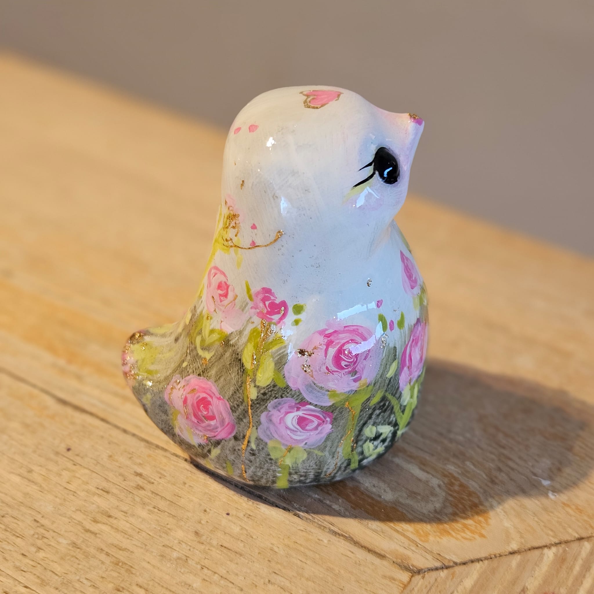 Roses et coeur s'embrassent passionnément... ♡