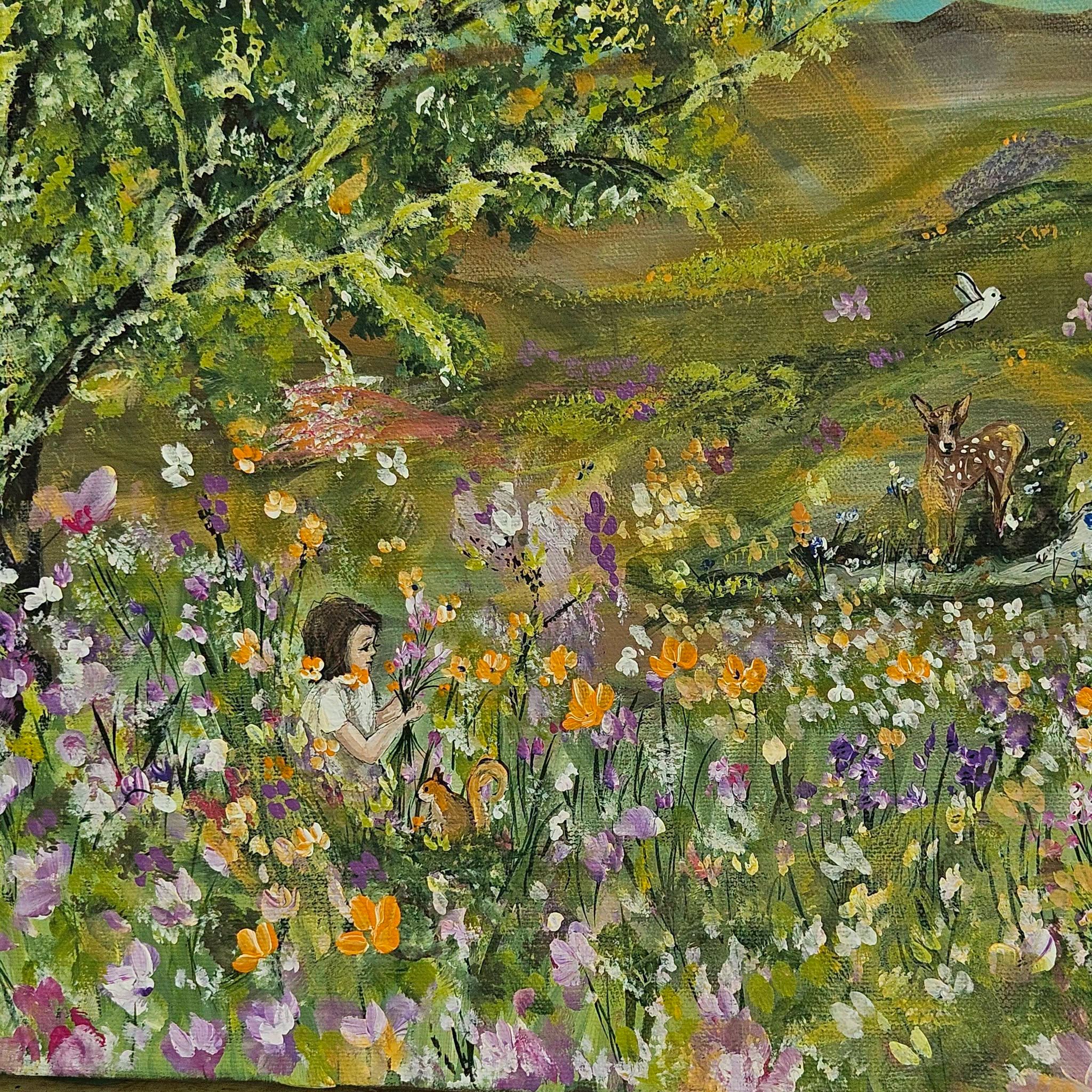 Acrylique sur toile chassis 3D 50×60cm  ( vernis uv sur demande +15€ Coutant ) 