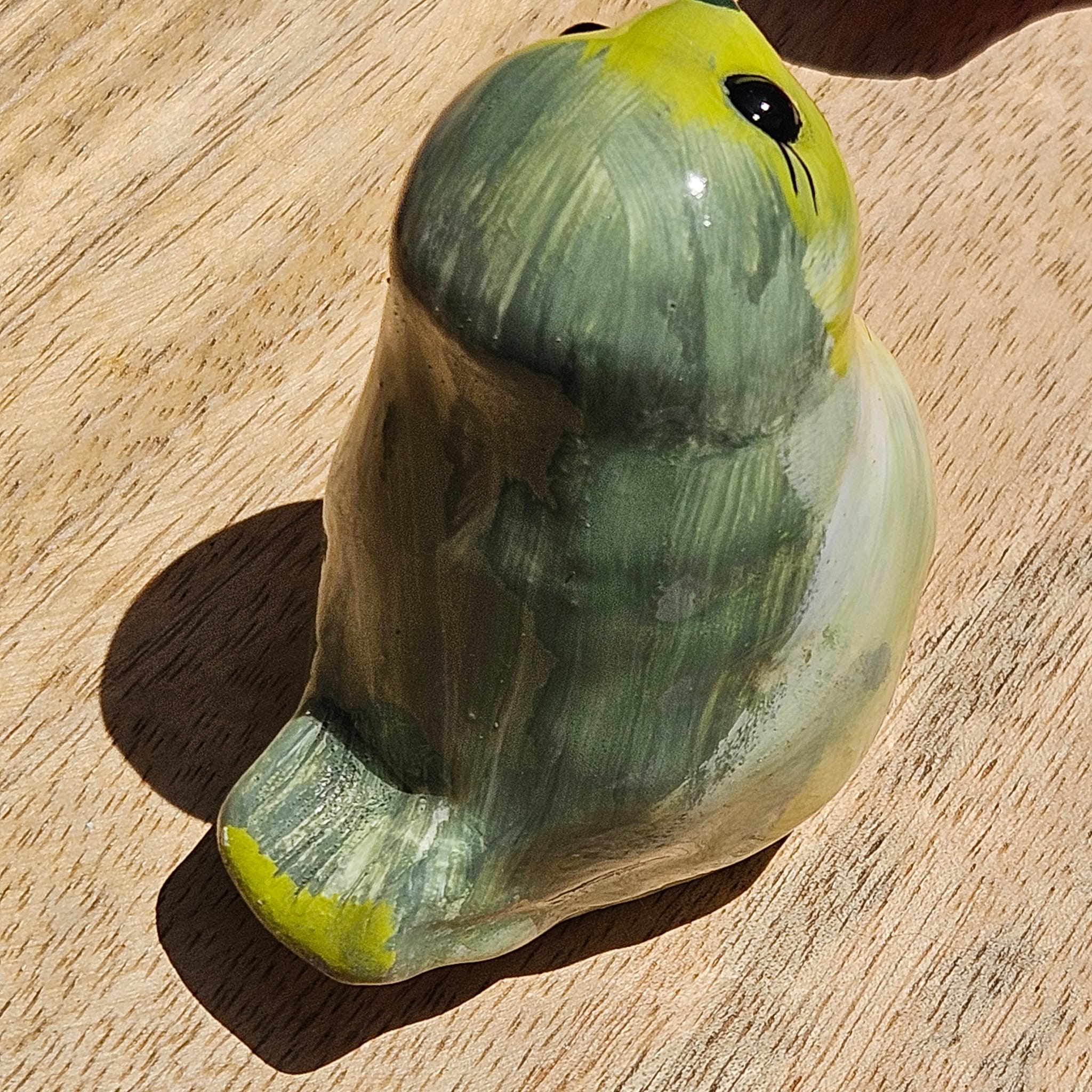 Moineau de tendresse vert