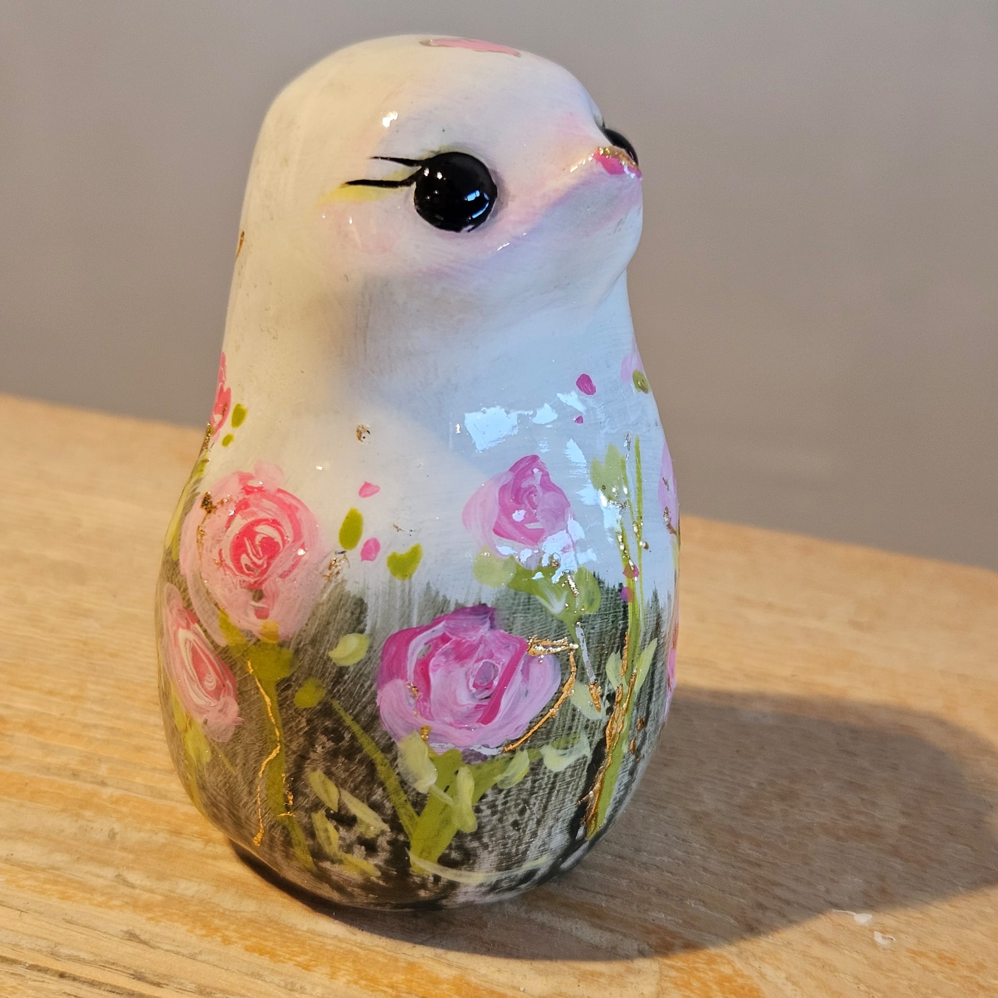 Roses et coeur s'embrassent passionnément... ♡