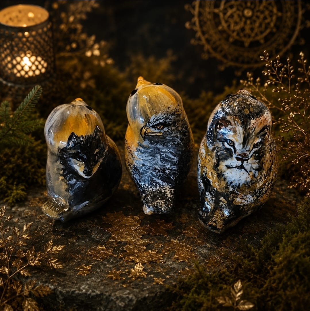 Rouge gorge totem Lion
