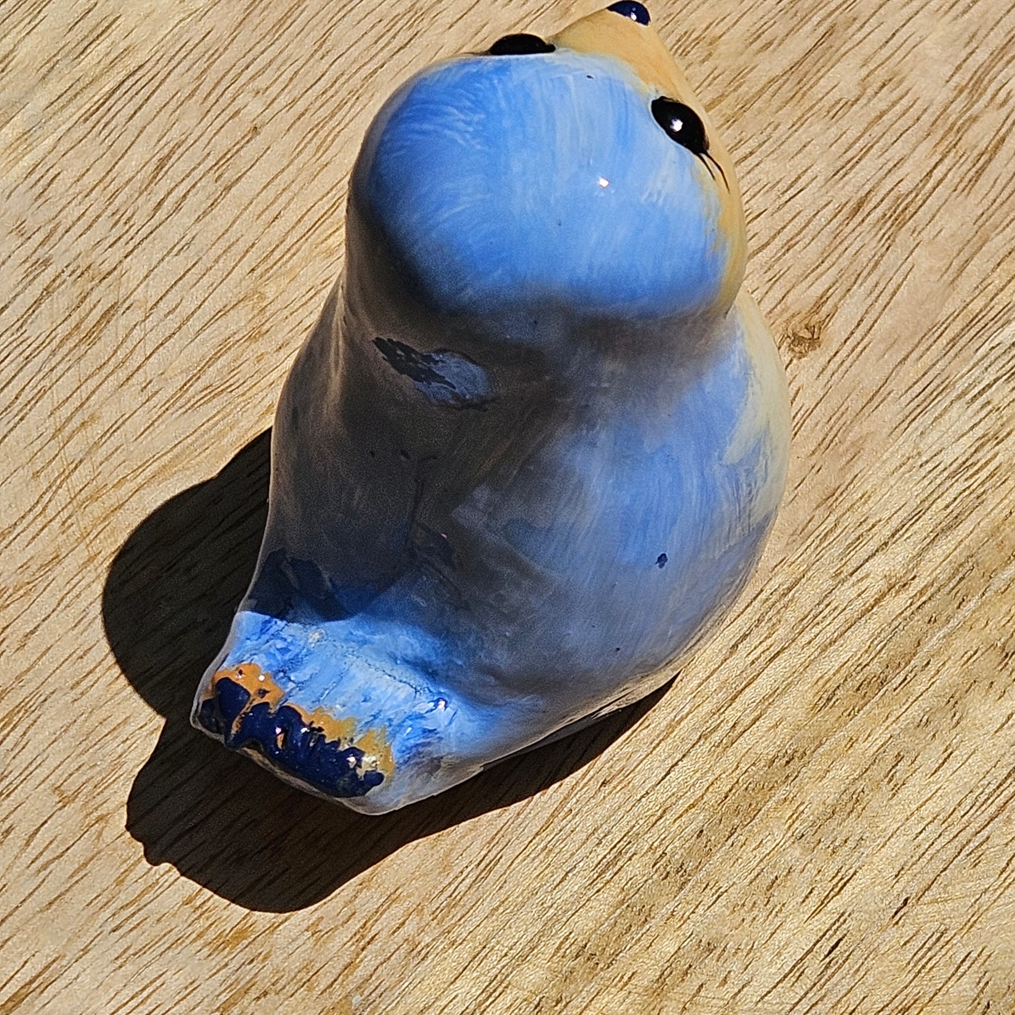 Moineau de tendresse bleu