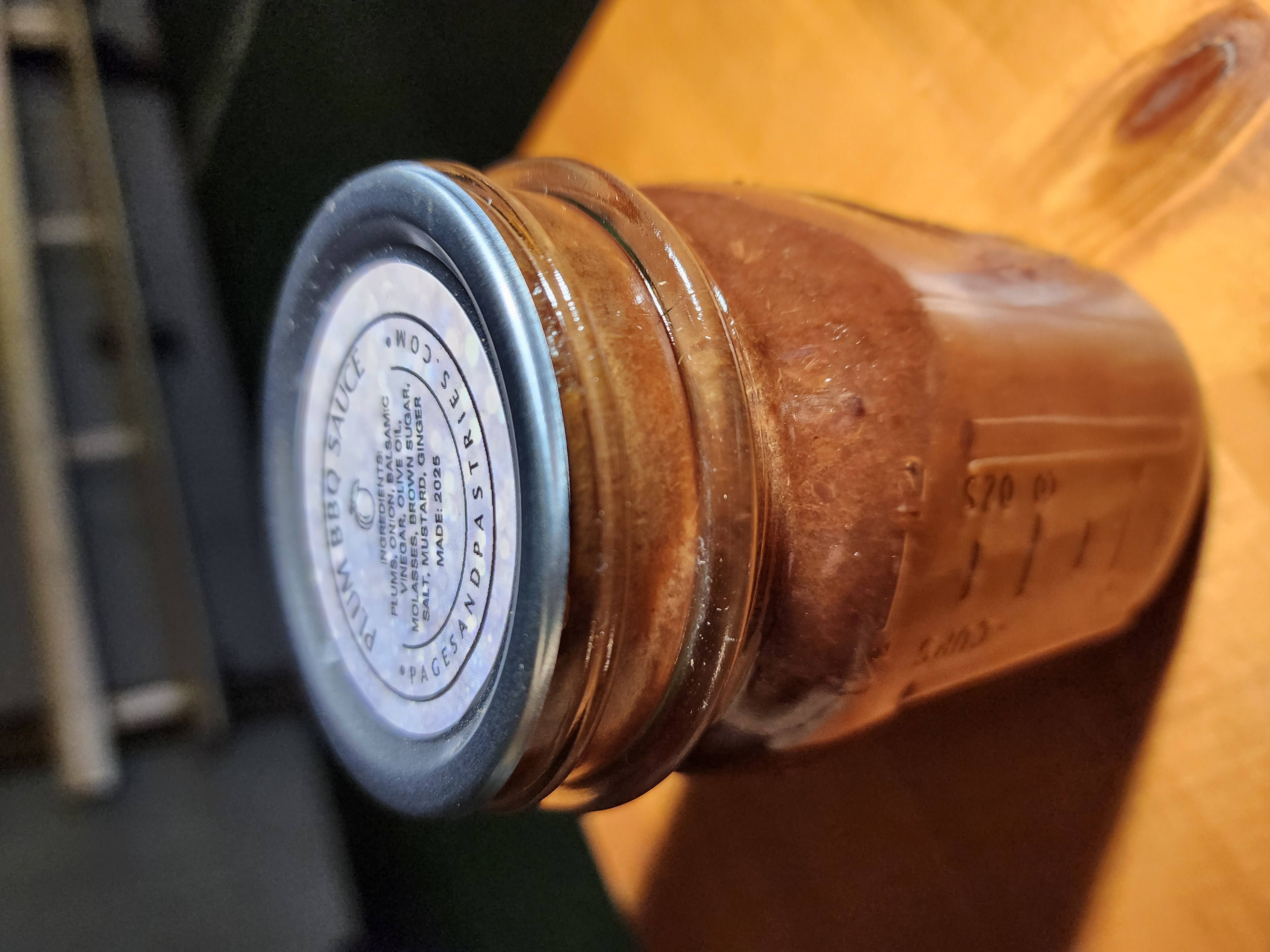 Sweet Italian Plum BBQ Sauce 
