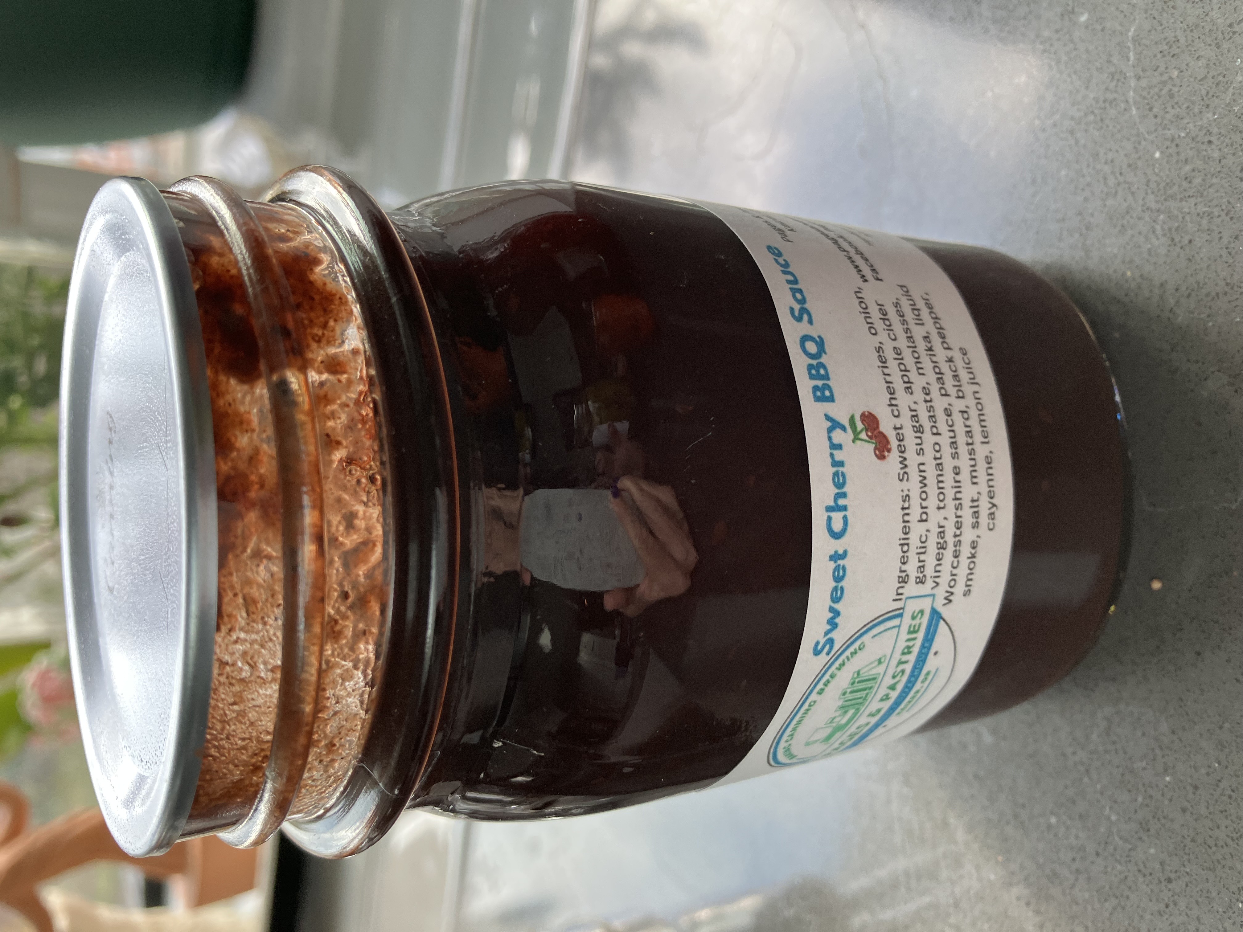 Spicy Sweet Cherry BBQ Sauce, Pint