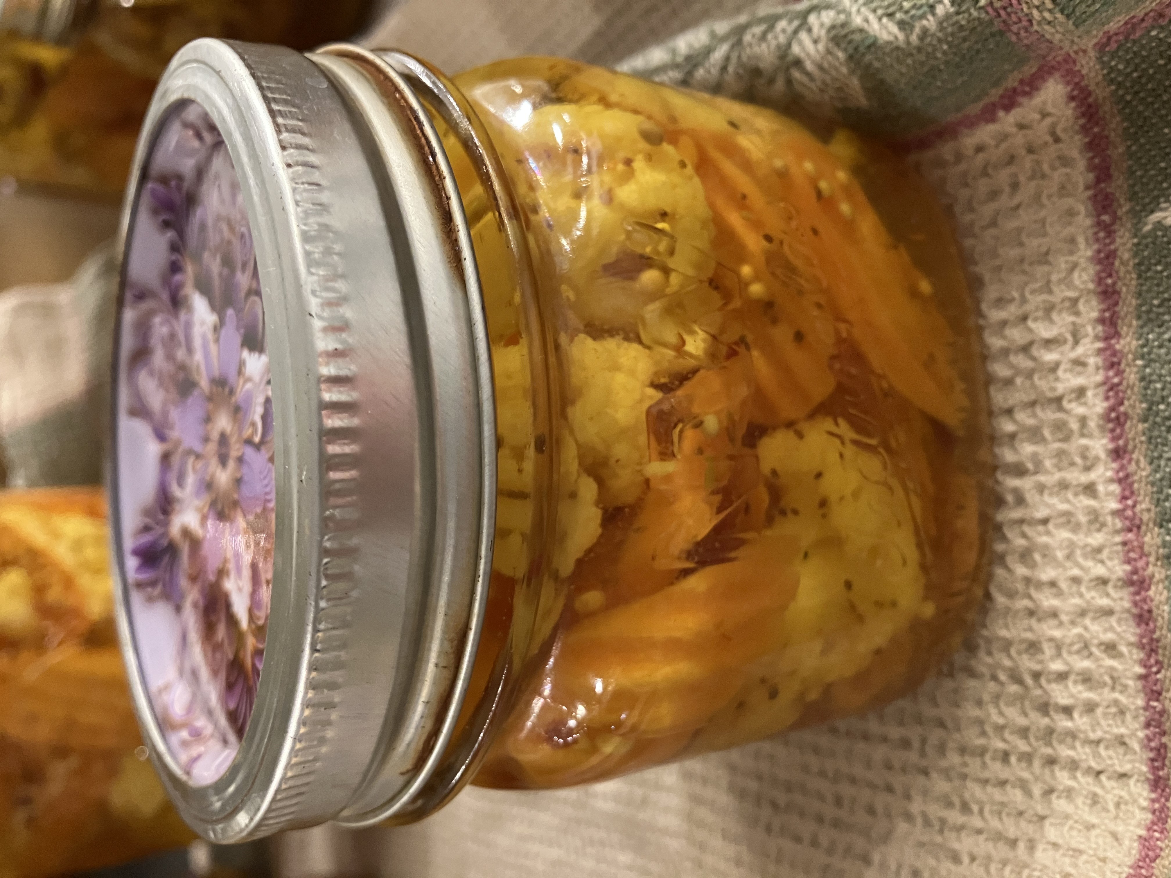 Pickled Cauliflower and Carrots, Pint