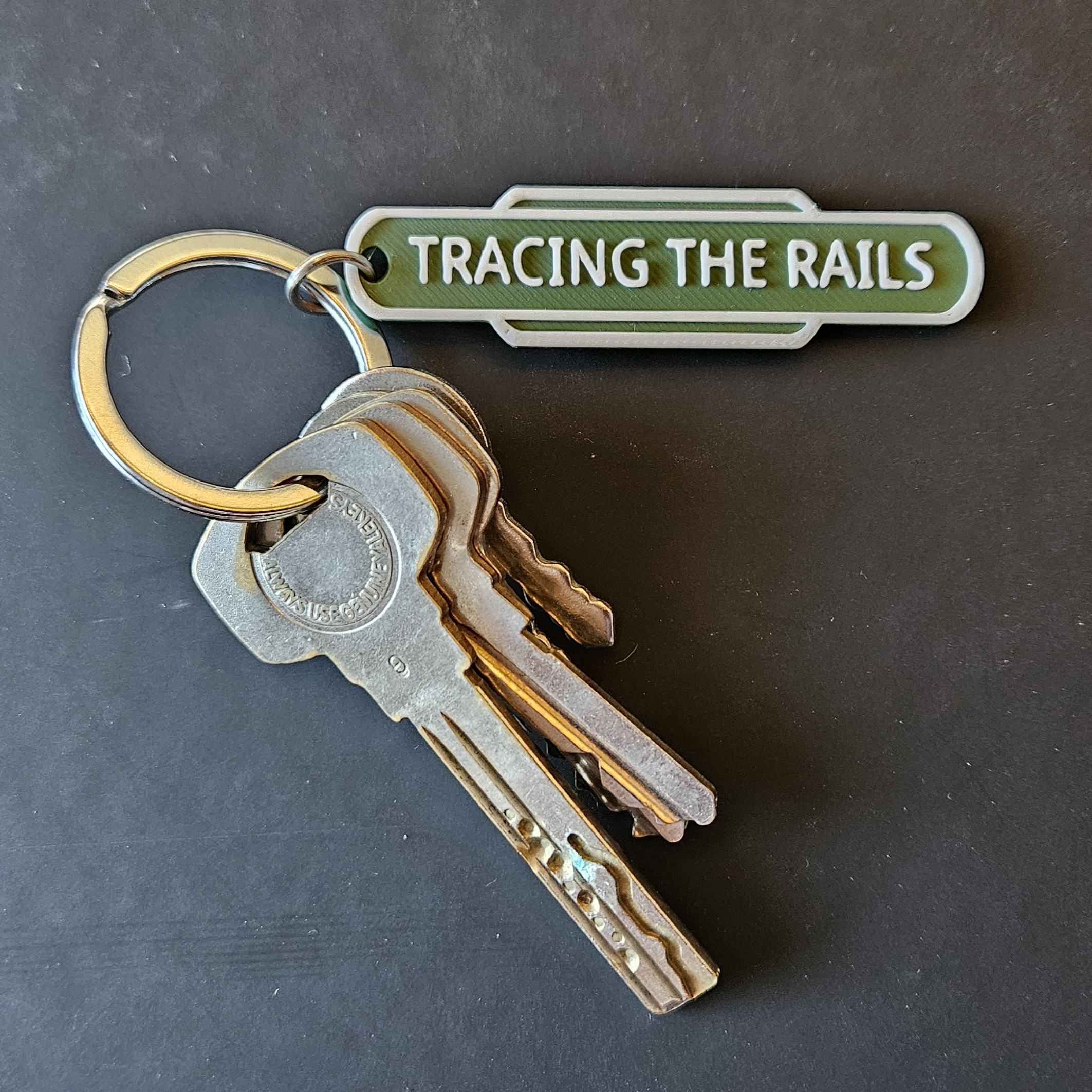Tracing the Rails® Key Fob
