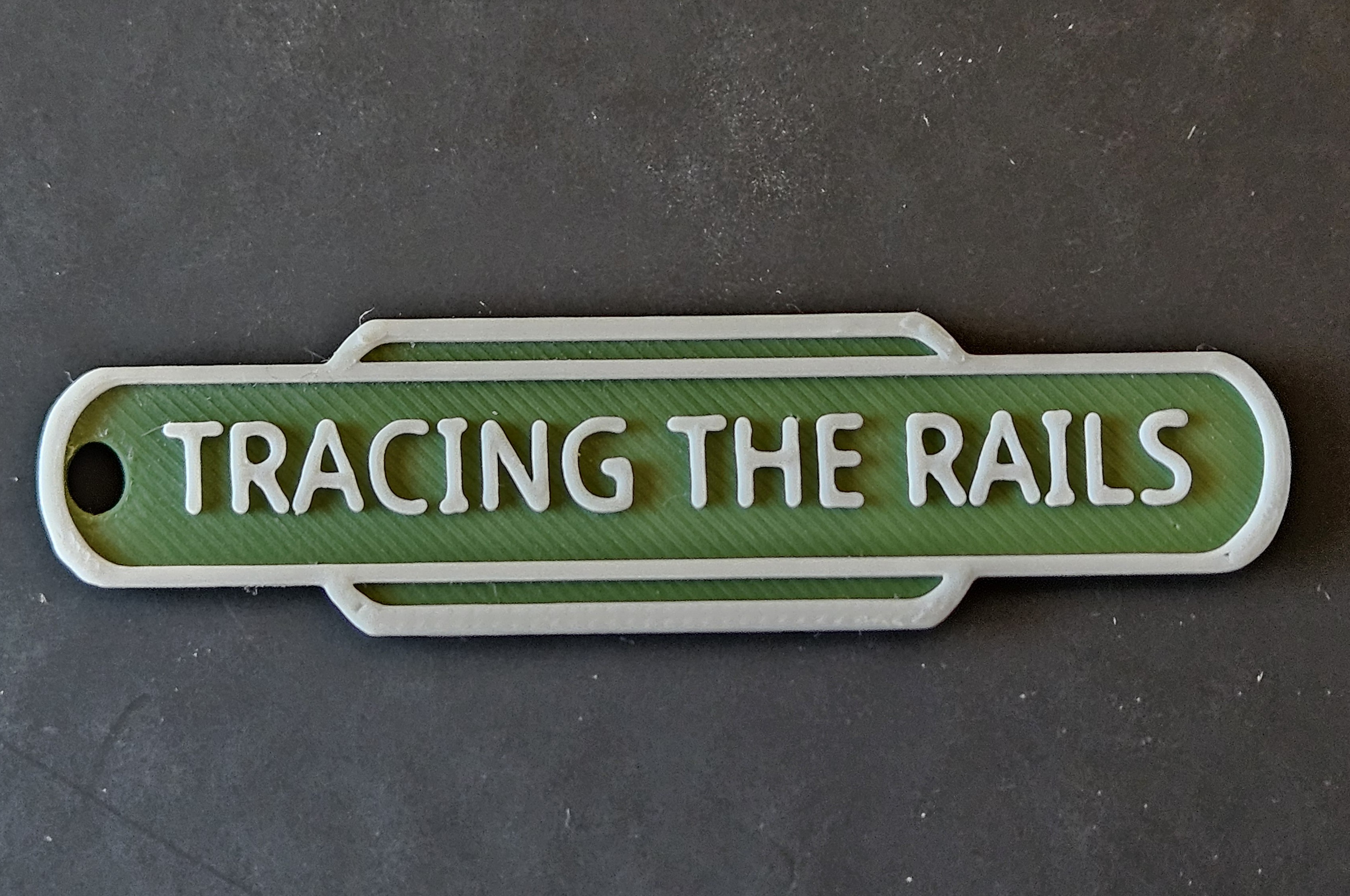 Tracing the Rails® Key Fob | Tracing the Rails