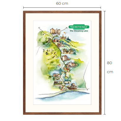The Steyning Line – Collectable Illustrated Map Print